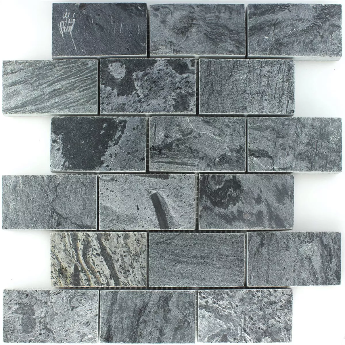 Mozaïektegel Kwartsiet Natuursteen Glanzend 50x100x10mm
