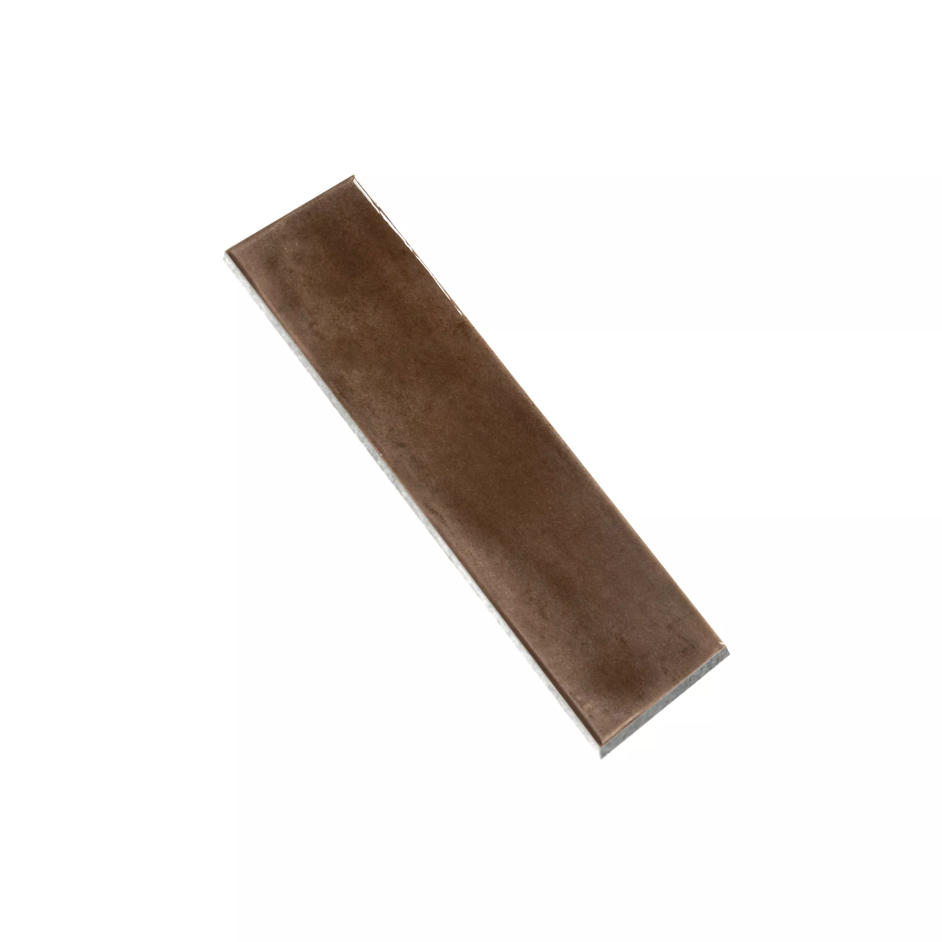 Prøve Vægfliser Conway Bølgepap 7,5x30cm Morkbrun
