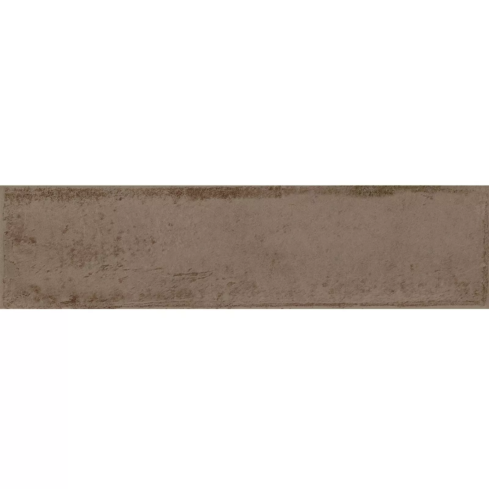 Wall Tiles Maestro Waved Glossy Brown 7,5x30cm