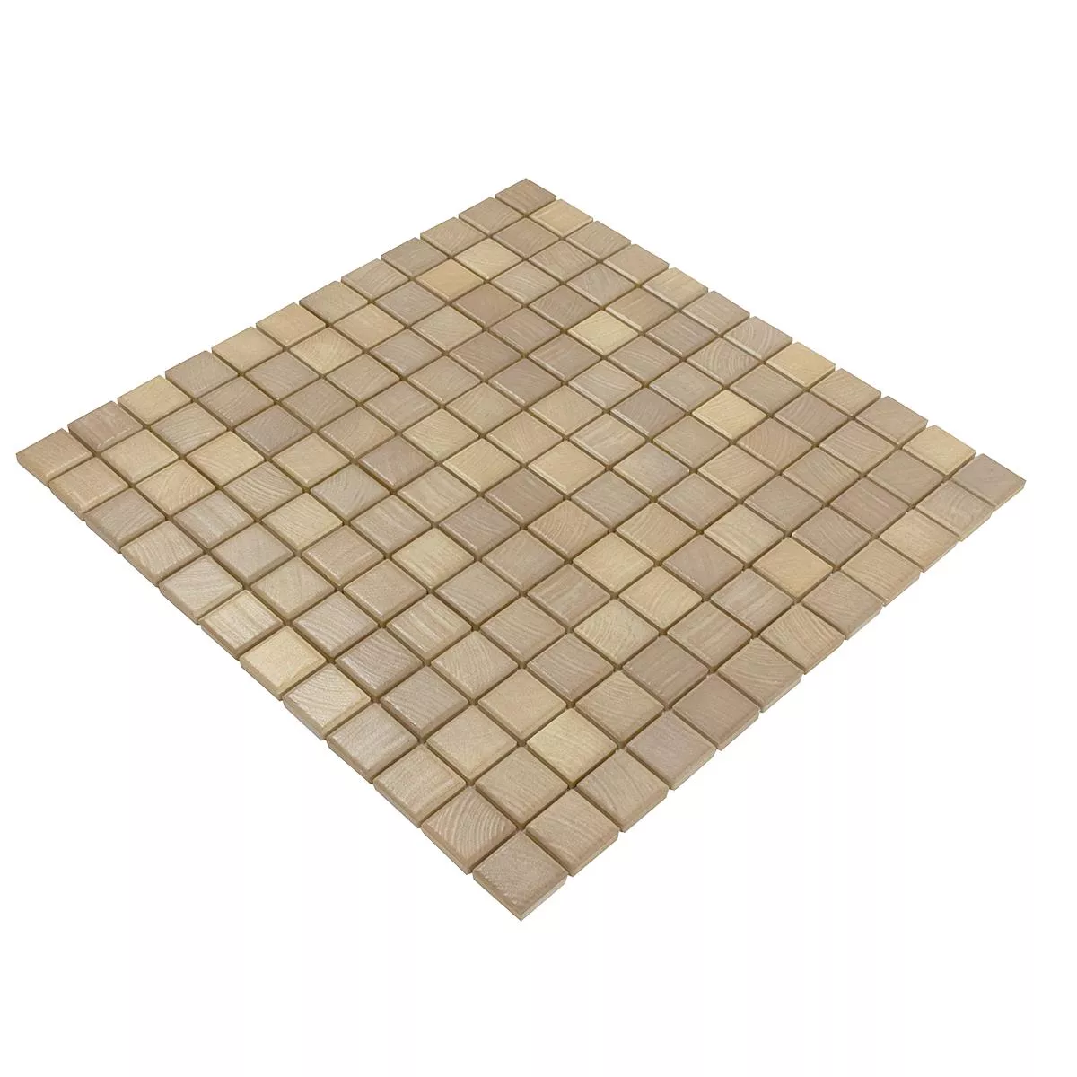 Céramique Mosaïque Carrelage Luminara Imitation Bois Brun Clair