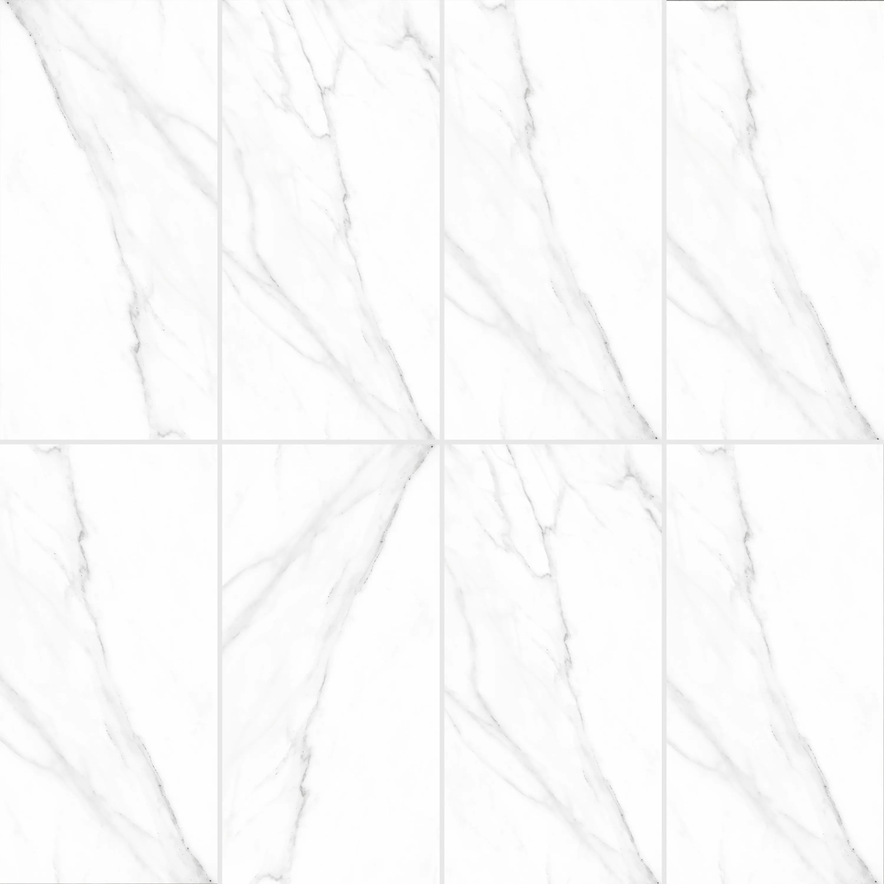 Lattialaatat Arcadia Marmorinen Ilme Kiiltävä Valkoinen 30x60cm
