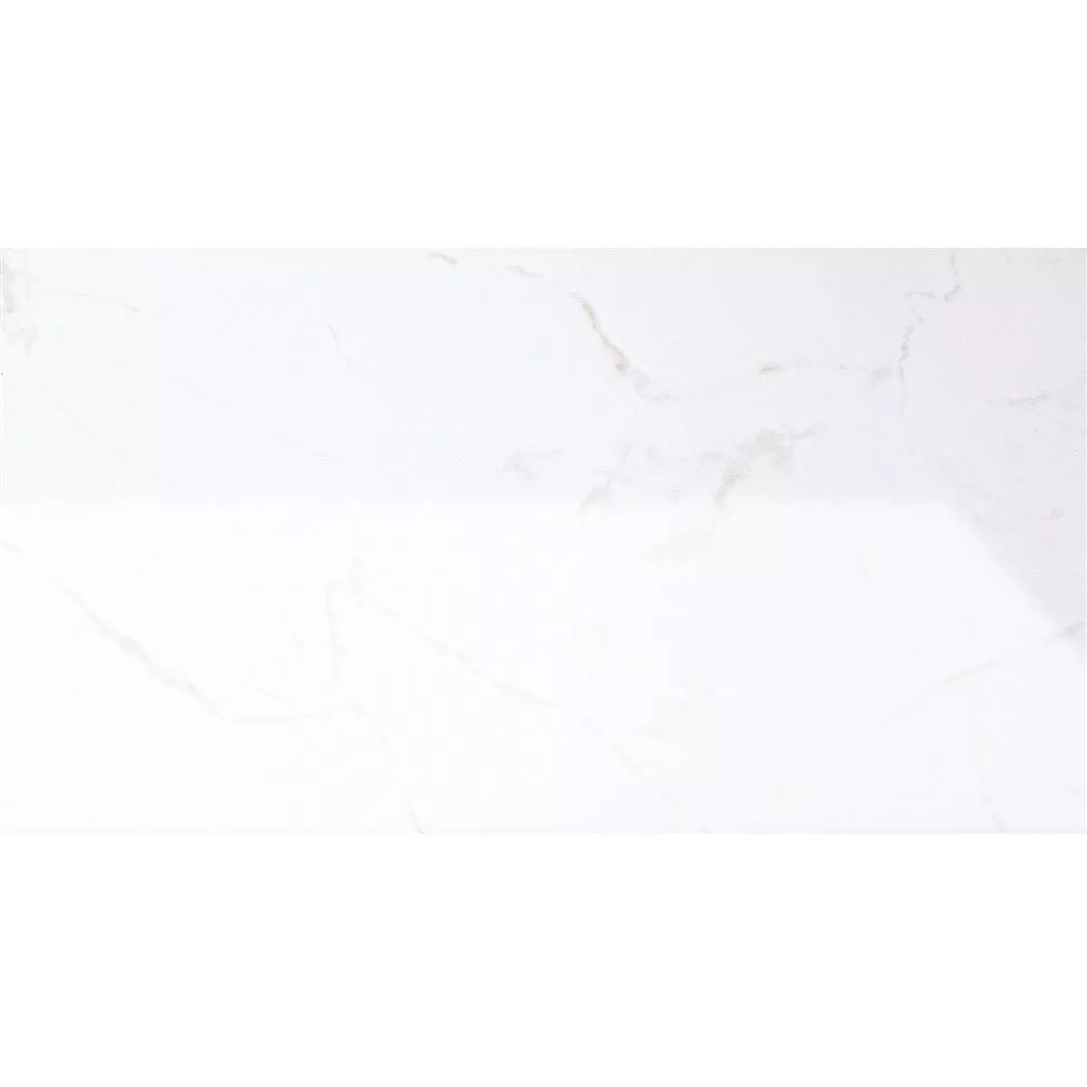 Próbka Płytki Ścienne Bradfort Marmurowa Optyka Biały Rektyfikowany Błyszczący 30x60cm