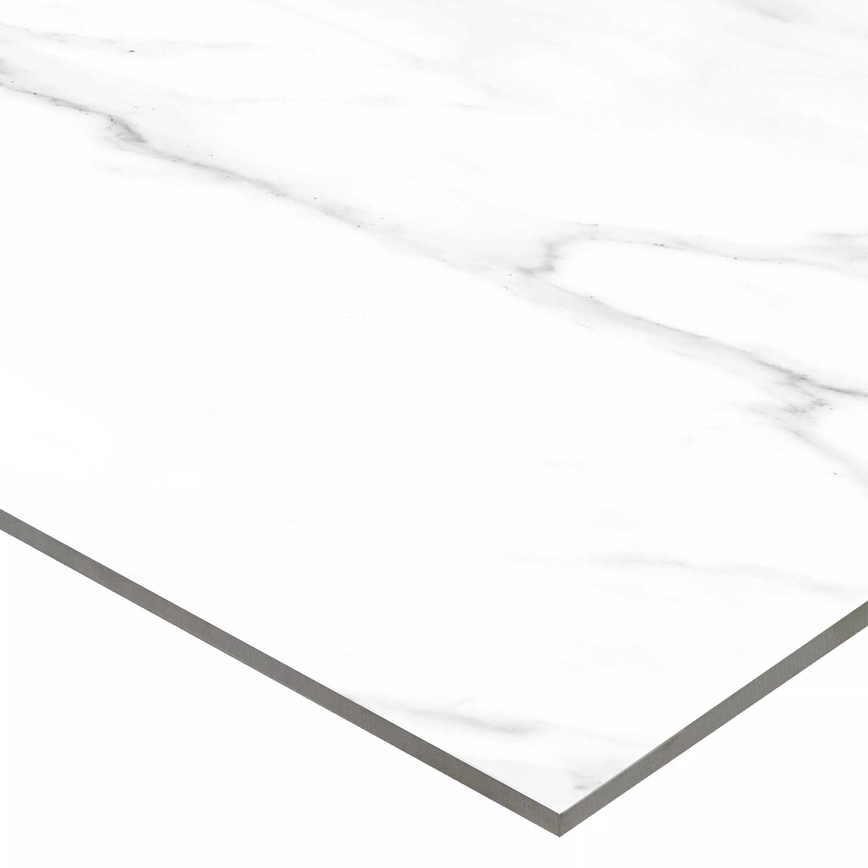 Carrelage Sol Et Mur Arcadia Marbre Optique Mat Blanc 60x60cm