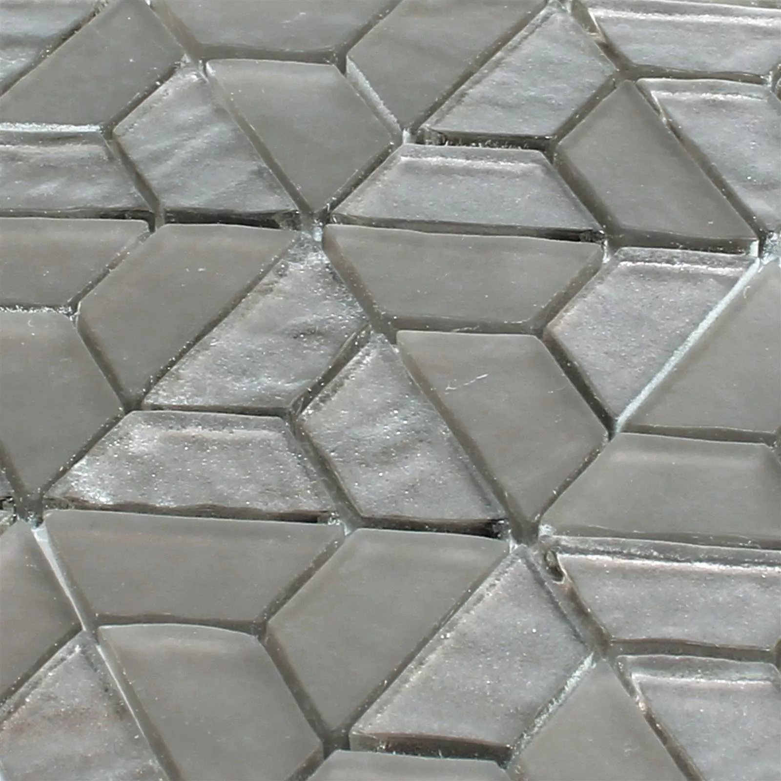 Mosaïque En Verre Carrelage Alaaddin Hexagone Brun