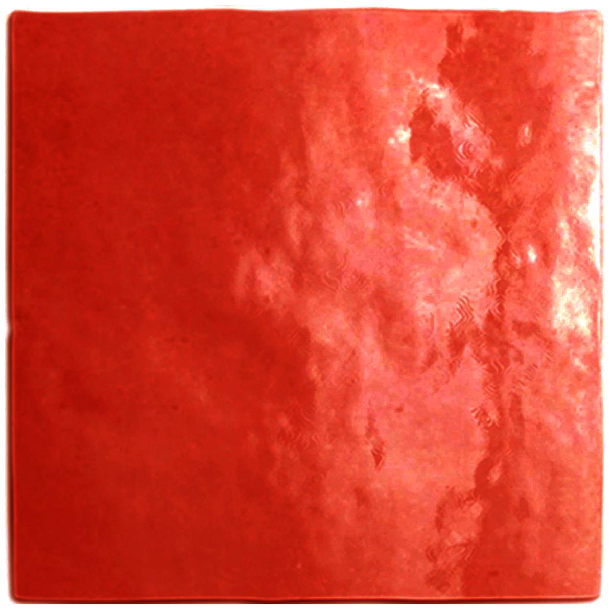 Wall Tile Rebecca Waved Red 16,2x16,2cm