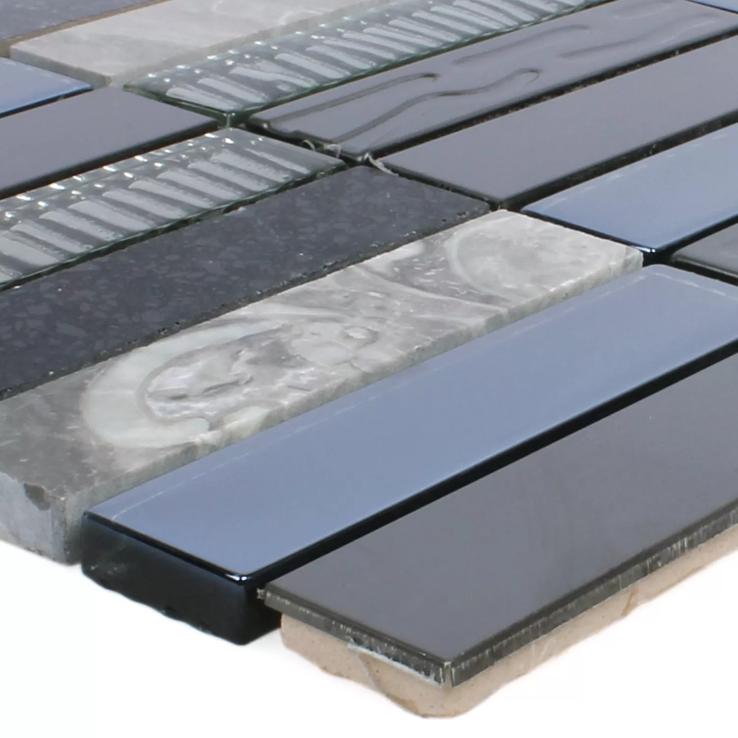 Mosaik Fliser Akrites Sort Mosaik Fliser Akrites Sort