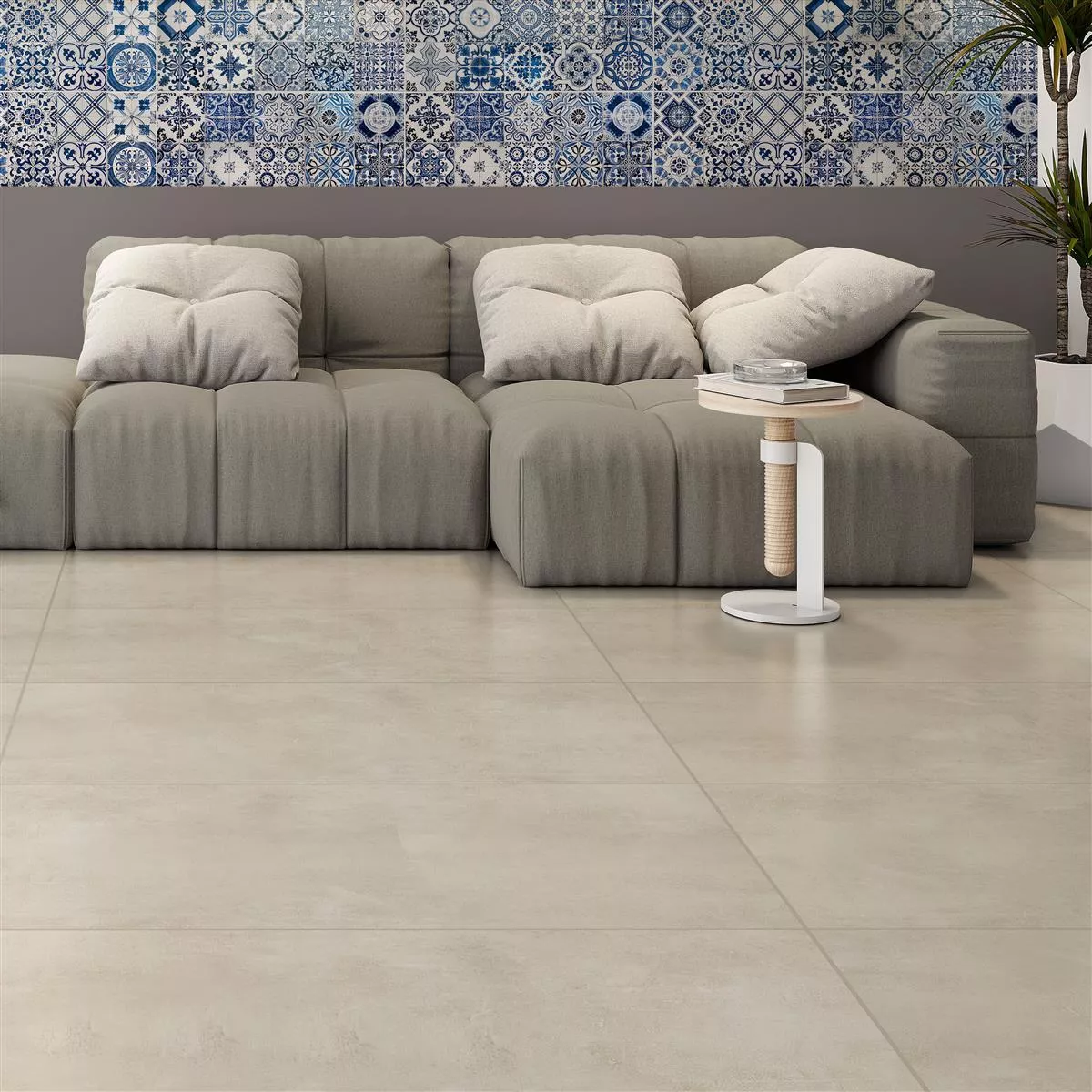 Sample Floor Tiles Assos Beton Optic R10/B Beige 60x120cm
