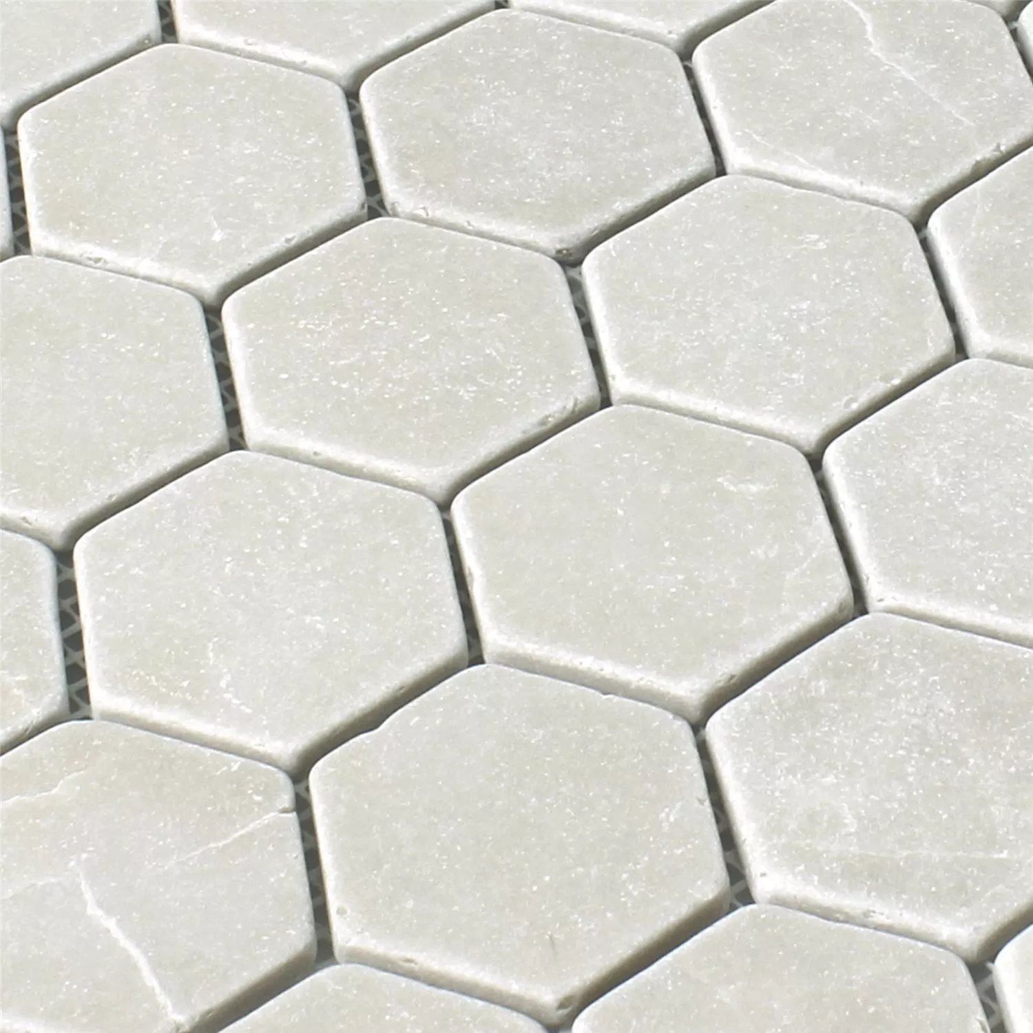 Mosaic Tiles Marble Tarsus Hexagon Beige