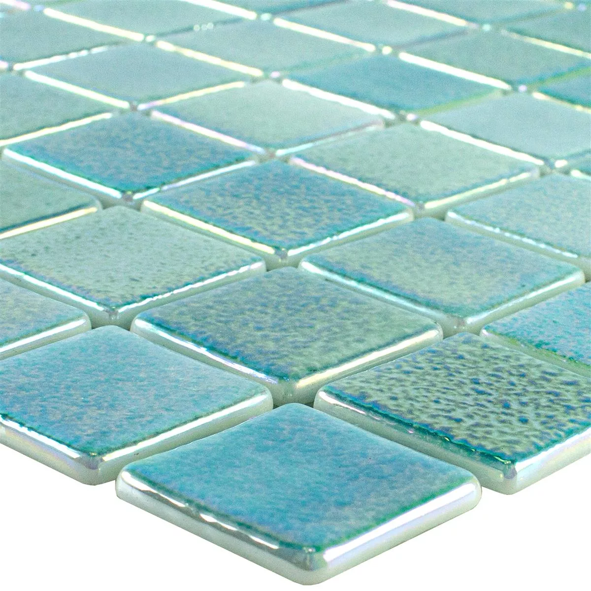 Glass Swimming Pool Mosaic McNeal Cyan 38 Glass Swimming Pool Mosaic McNeal Cyan 38