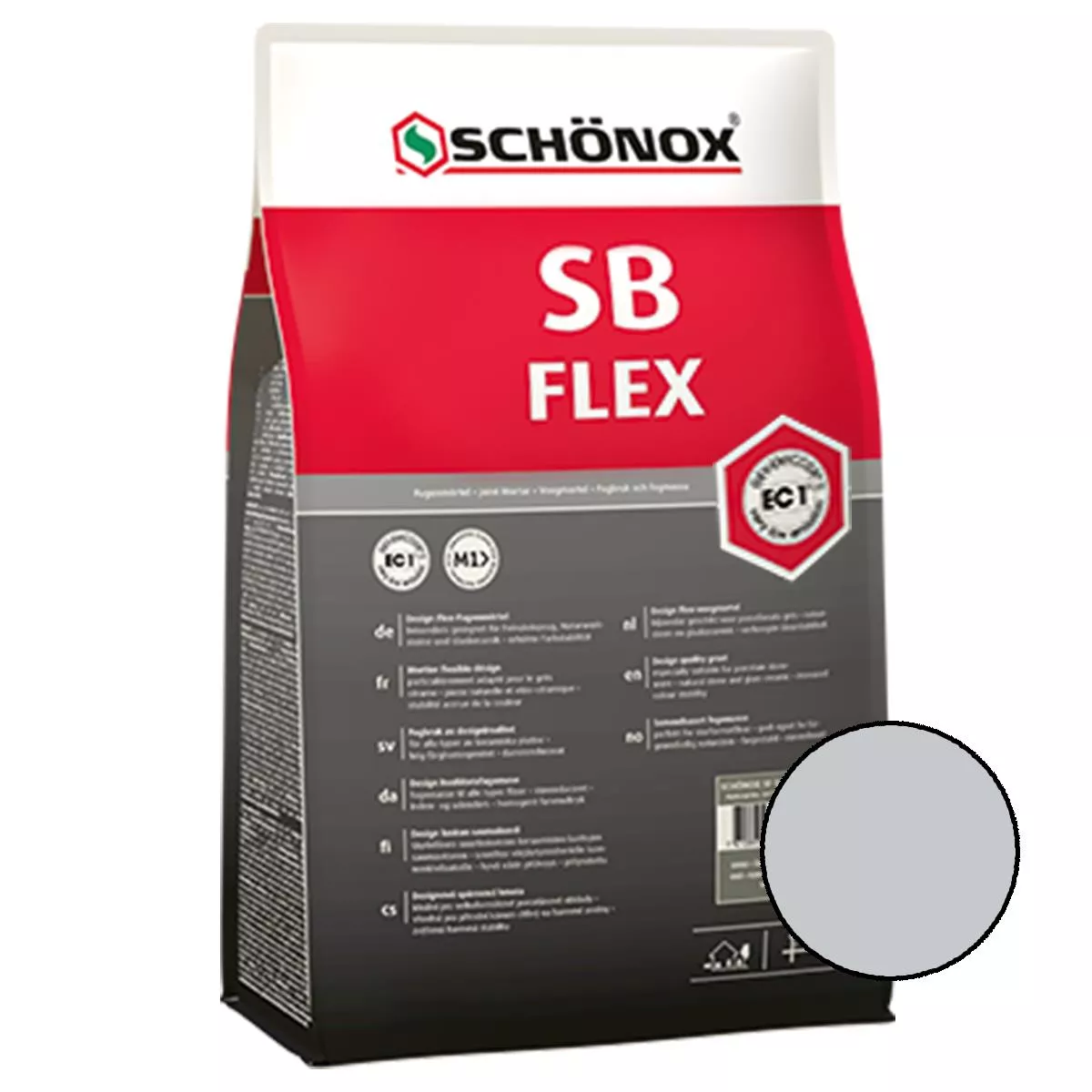 Joint mortar Schönox SB Flex silver grey 15 kg