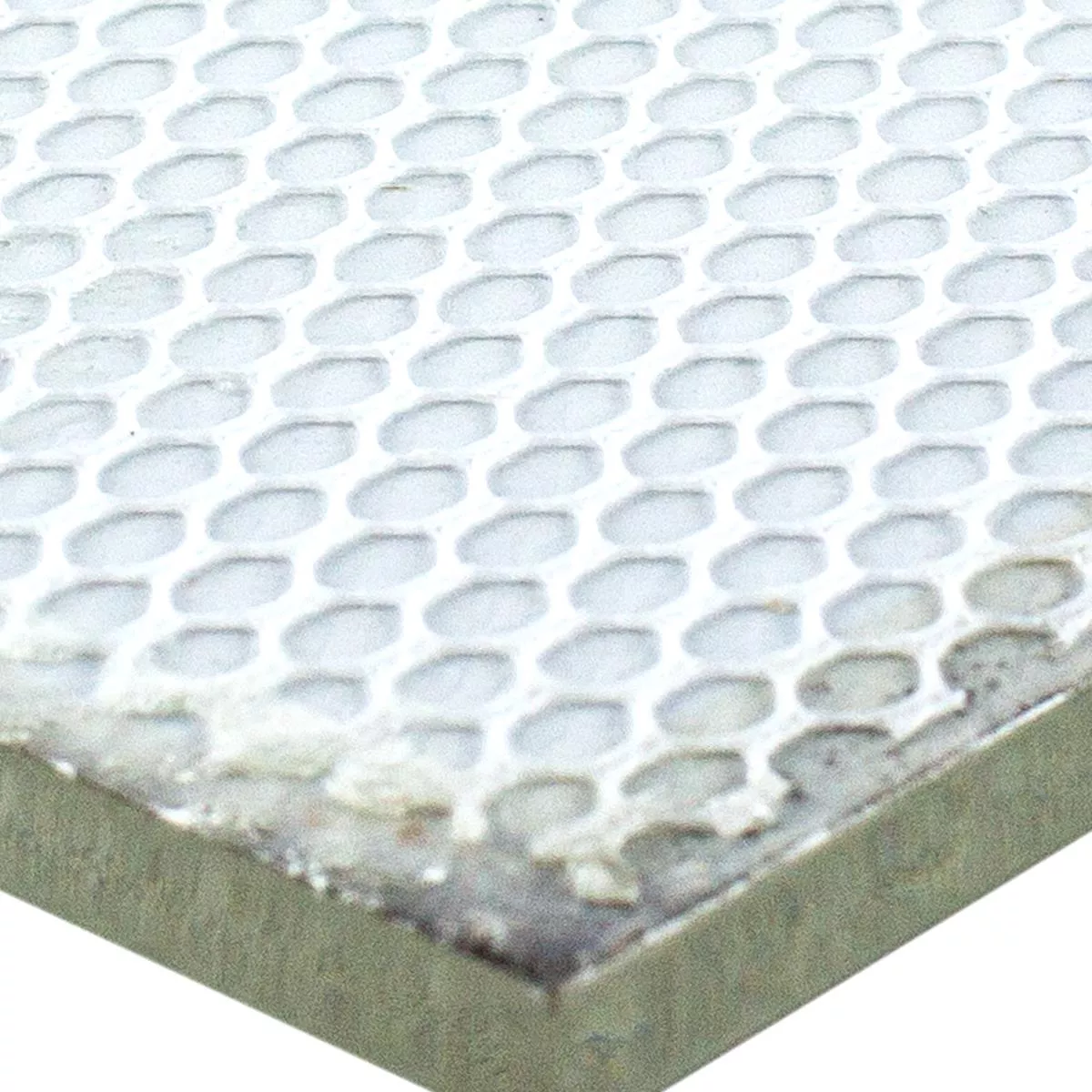 Sample Glass Mosaic Tiles Cement Optic Granada Beige