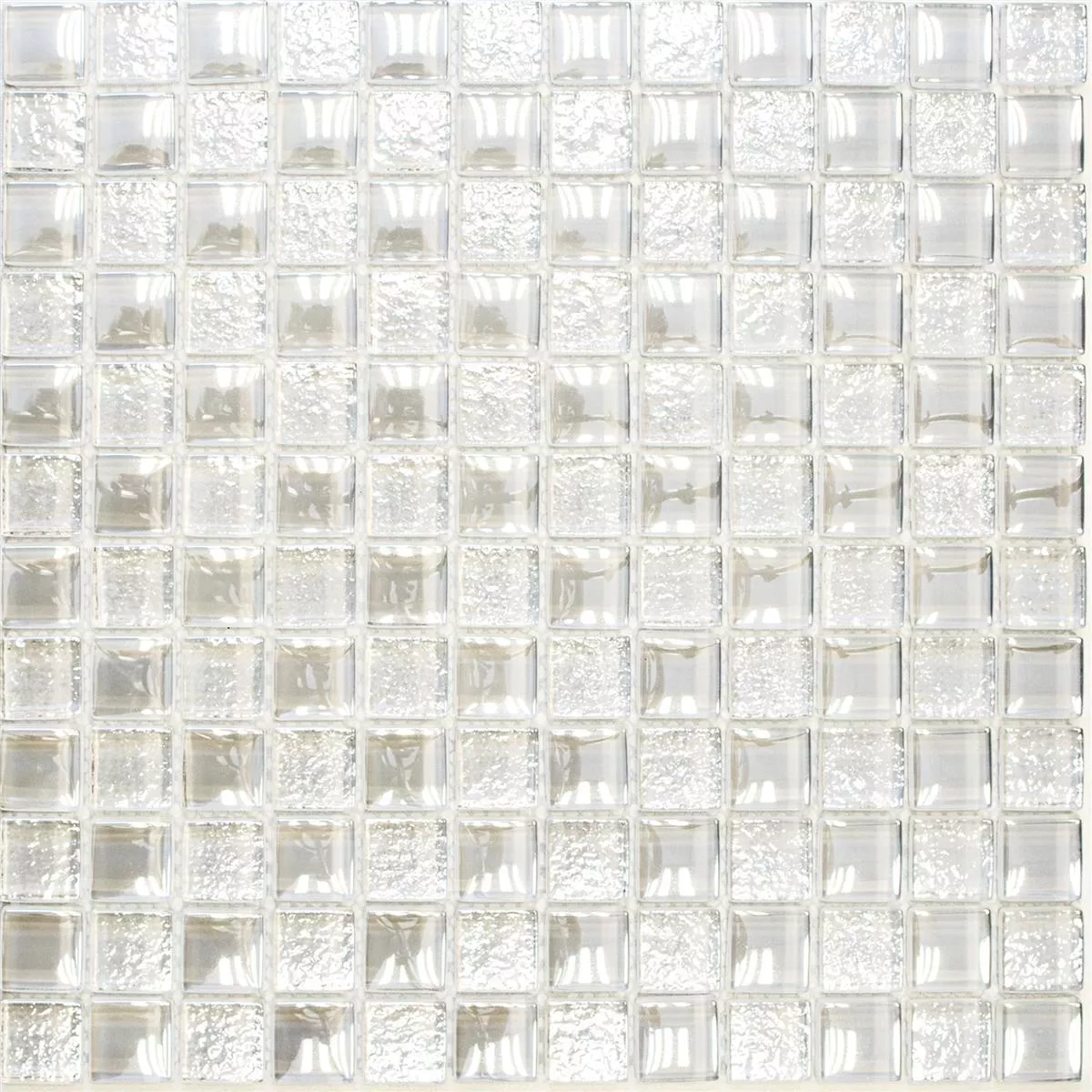 Mønster fra Glass Mosaikk Fliser Nikolski Lysekrone Hvit