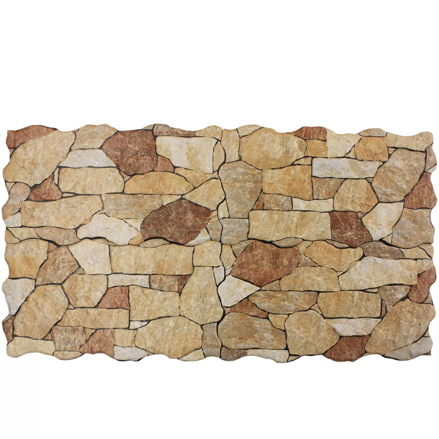 Zidne Pločice Eldorado Imitacija Kamen Ocre