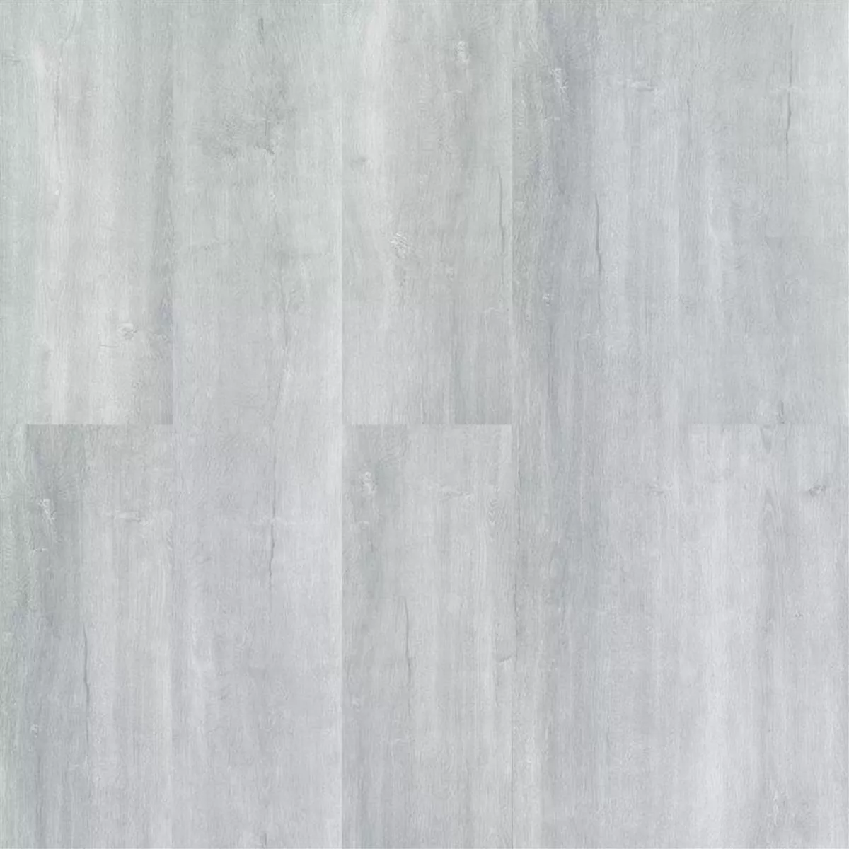 Vinyle Carrelage Sol Et Mur Système De Clic Snowwood Blanc 17,2x121cm