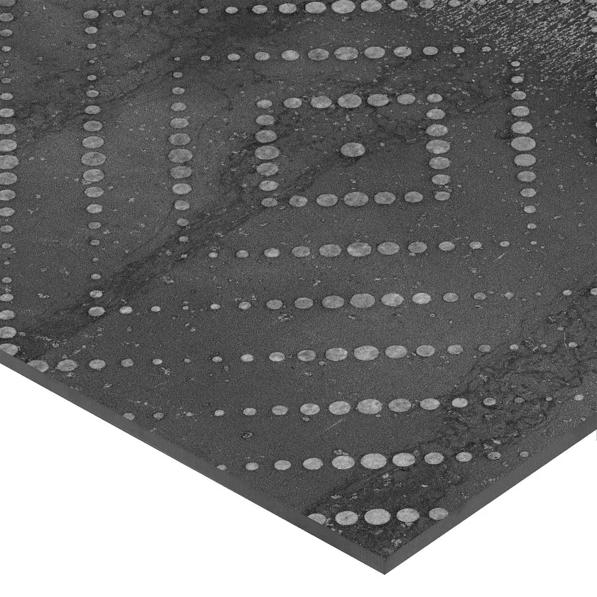 Πρότυπο από Πλακάκια Δαπέδου Chicago Μεταλλική Εμφάνιση Ανθρακίτης R9 - 18,5x18,5cm Pattern 3