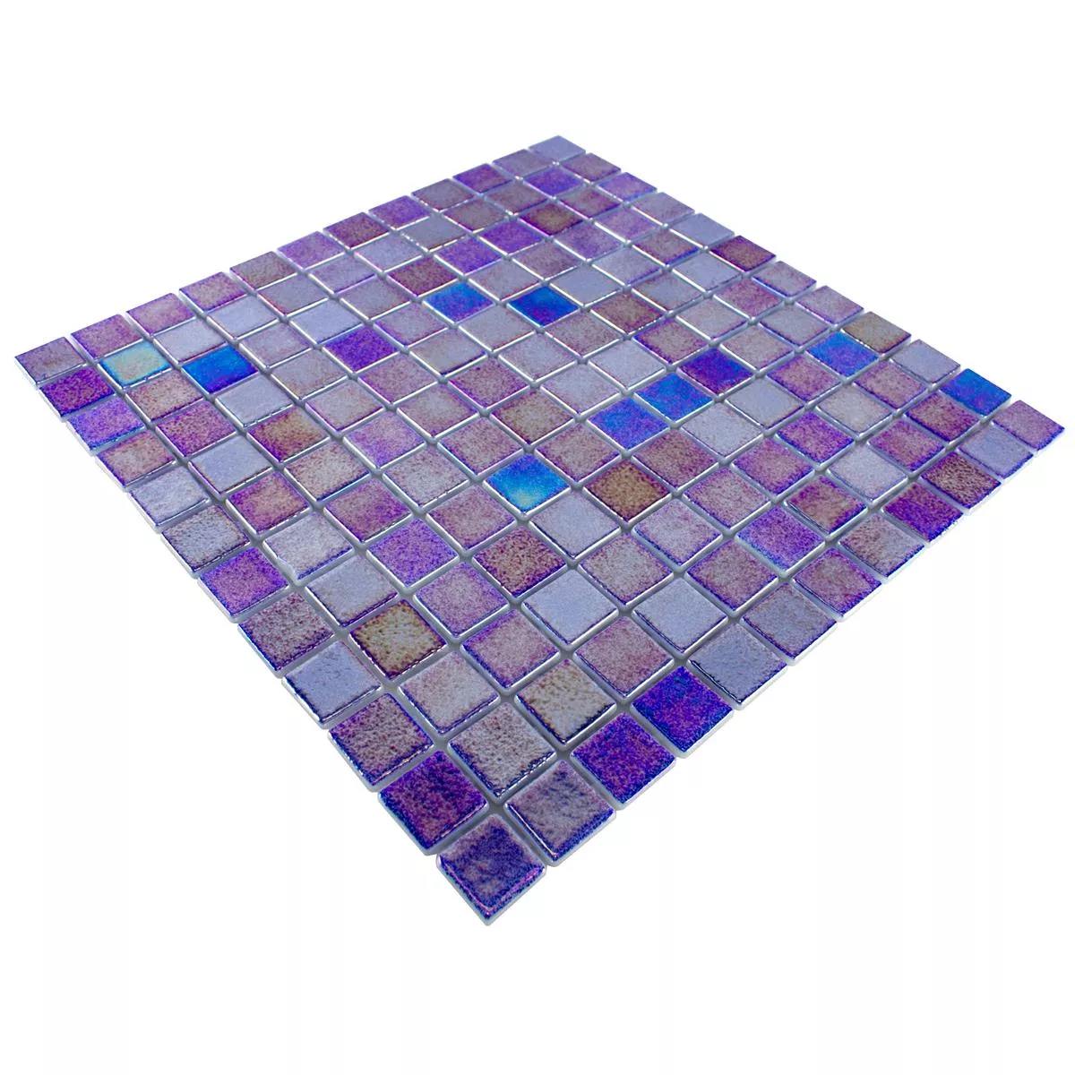 Mønster fra Glass Svømmebasseng Mosaikk McNeal Mørke Blå 25