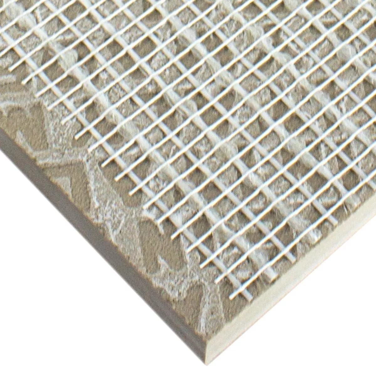Sample Ceramic Mosaic Tiles Eylem Retro Optic Beige Q95