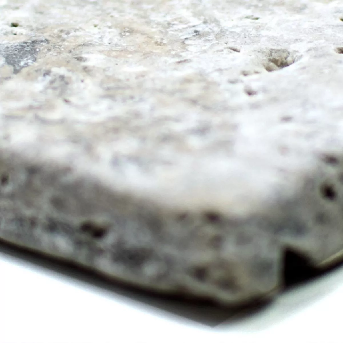 Padrão Ladrilhos De Pedra Natural Travertino Nestor Prata 30,5x30,5cm