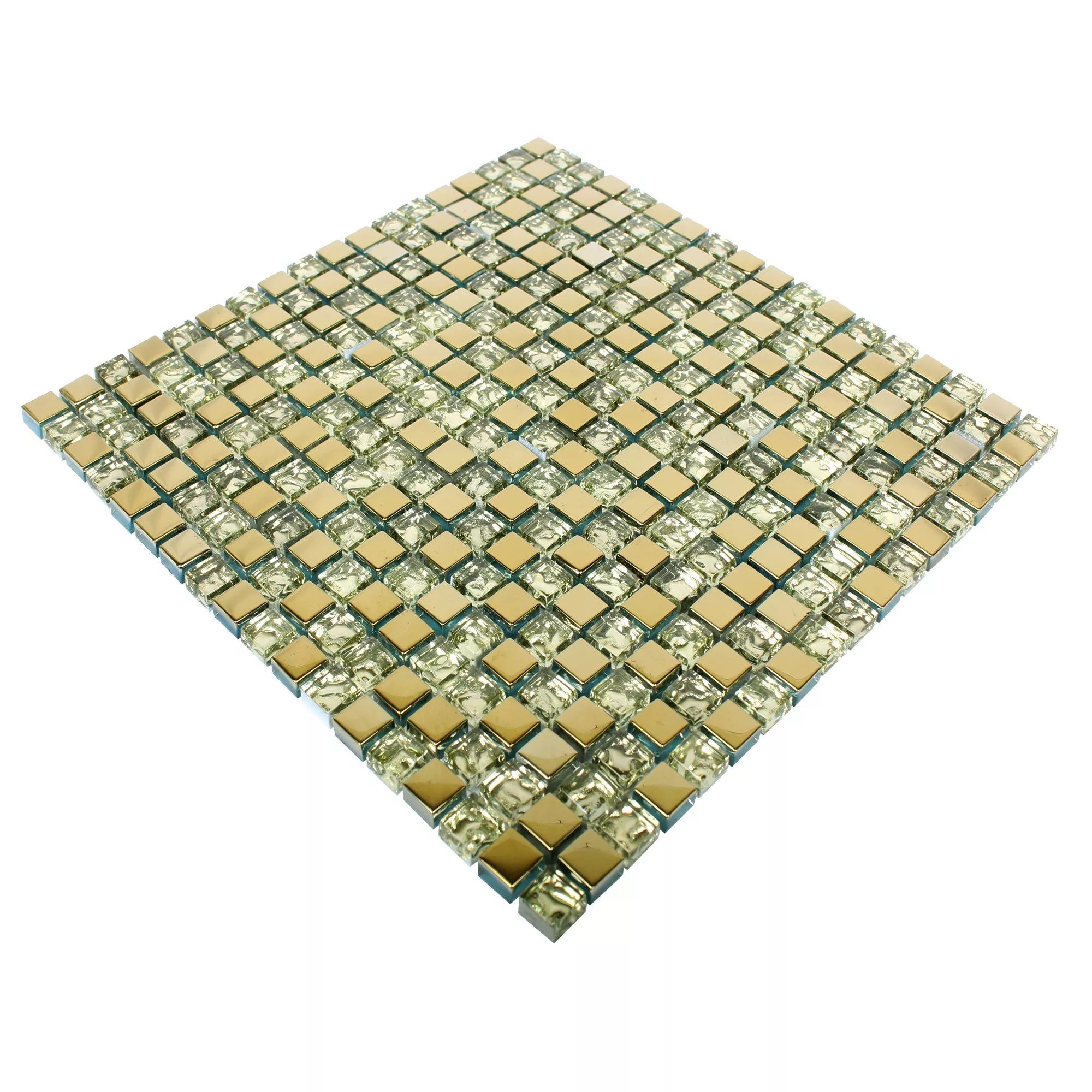 Model din Mozaic De Sticlă Gresie Moldau Aur