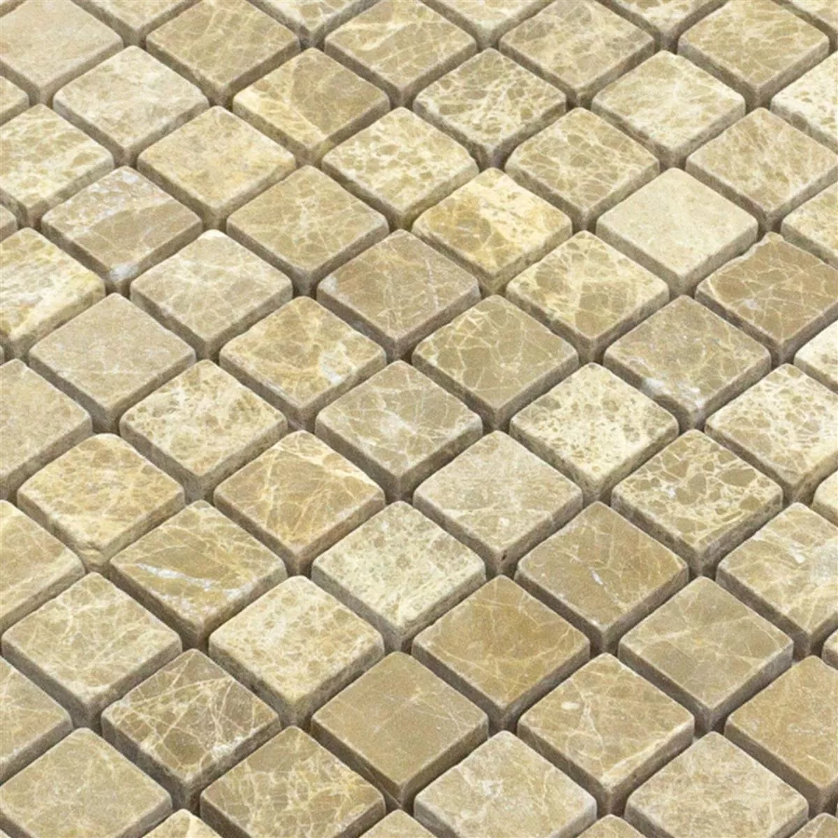 Próbka Marmur Kamień Naturalny Mozaika Płytki Menia Beżowy