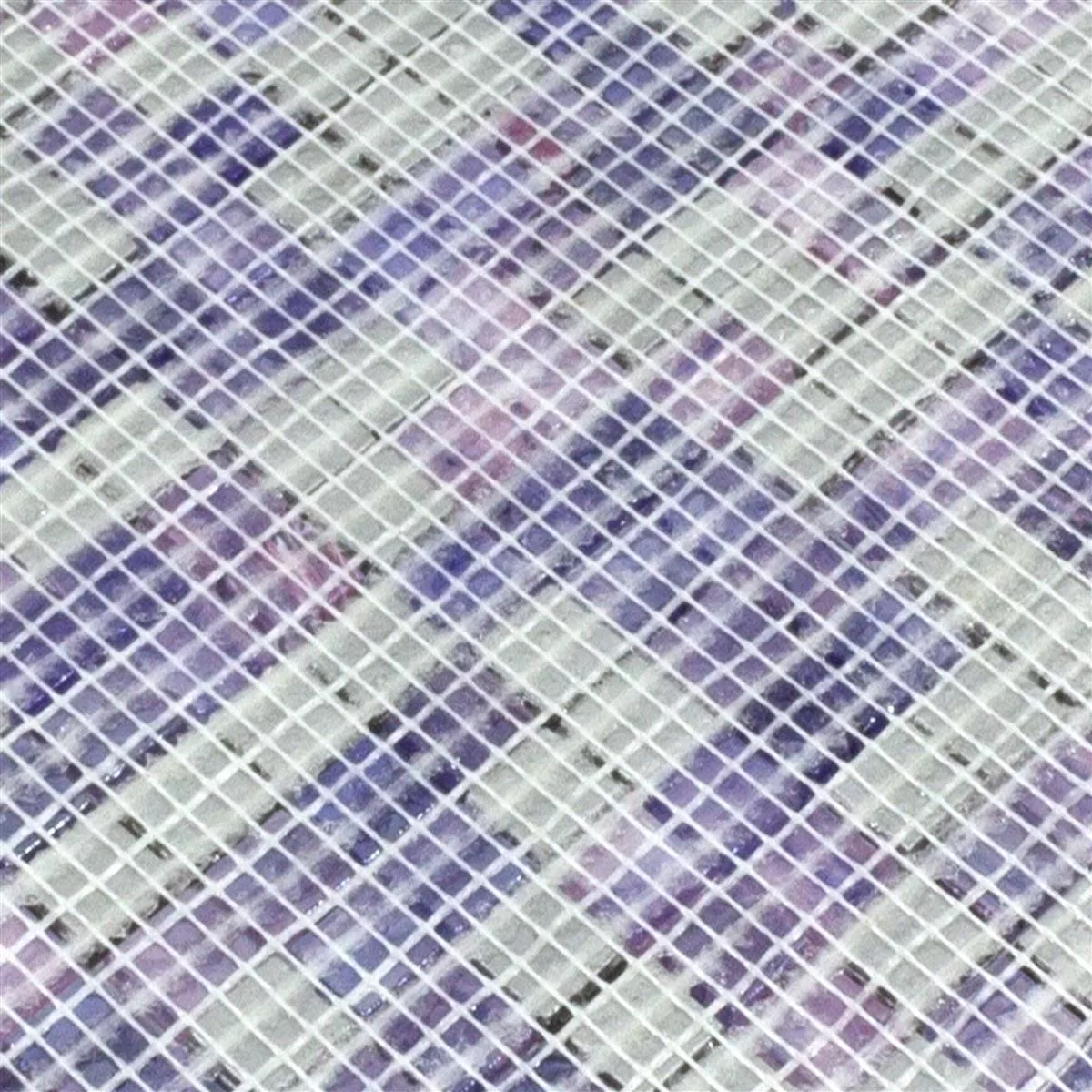 Mozaic De Sticlă Gresie Edessa Violet Mix