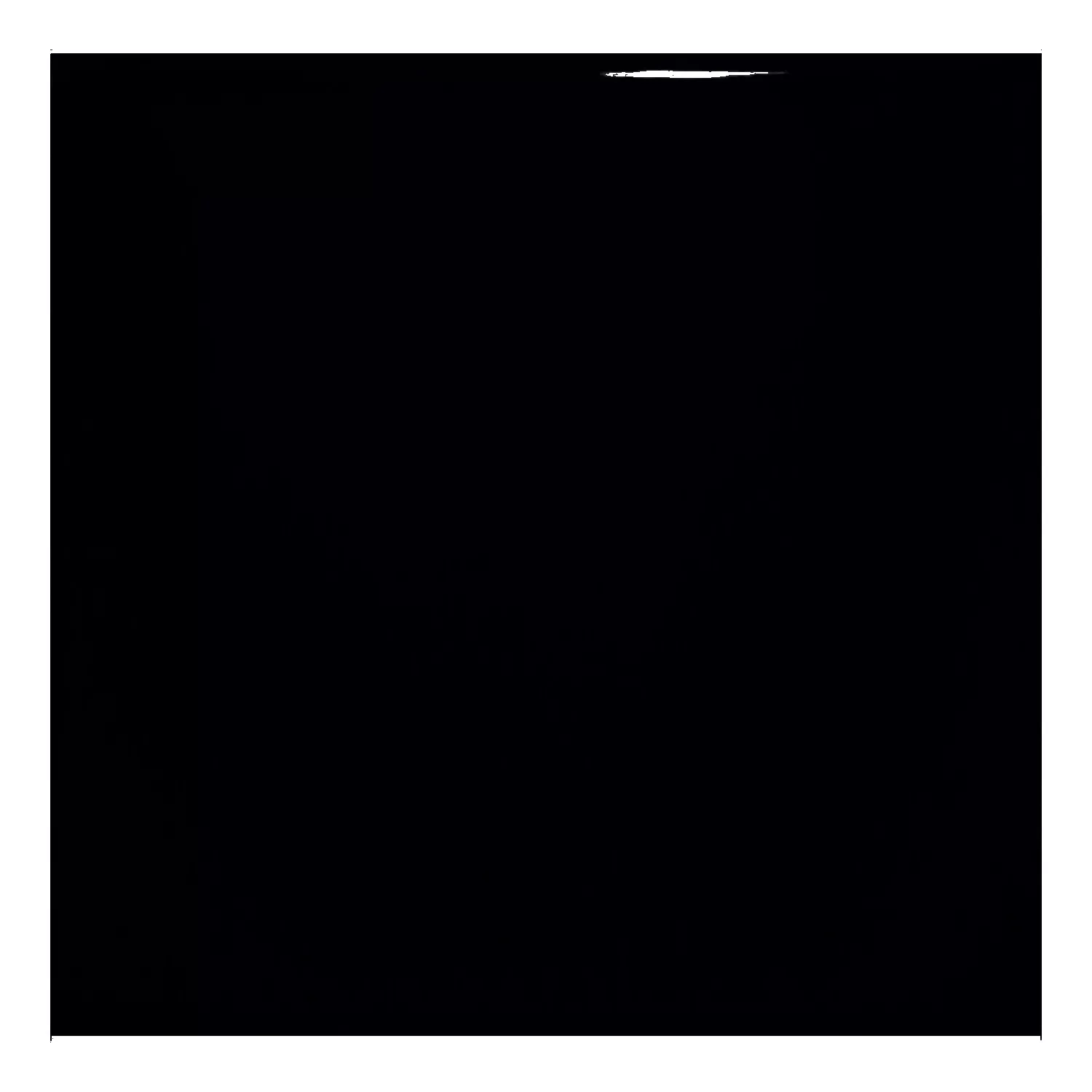 Metro tile Black Glossy 10x10 cm Without Facet Freyburg Negro