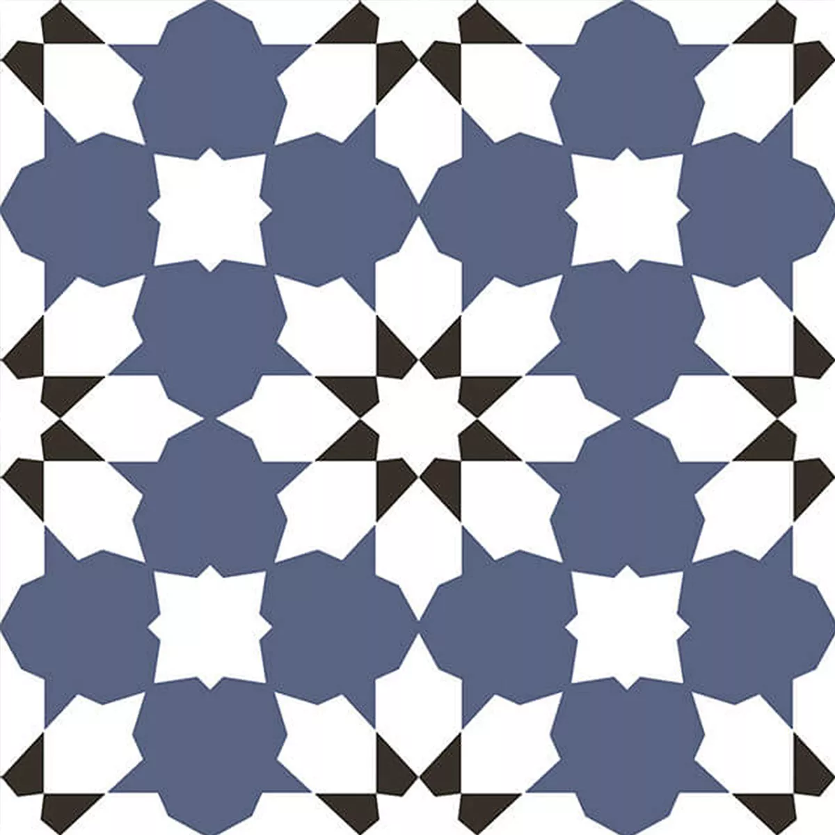 Feinsteinzeug Fliesen Samarkand Blau 22,5x22,5cm Feinsteinzeug Fliesen Samarkand Blau 22,5x22,5cm