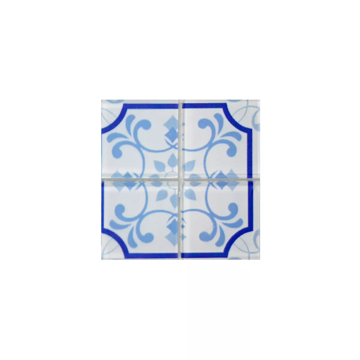 Vzorek Skleněná Mozaika Retro Dlaždice India Vintage Amarok