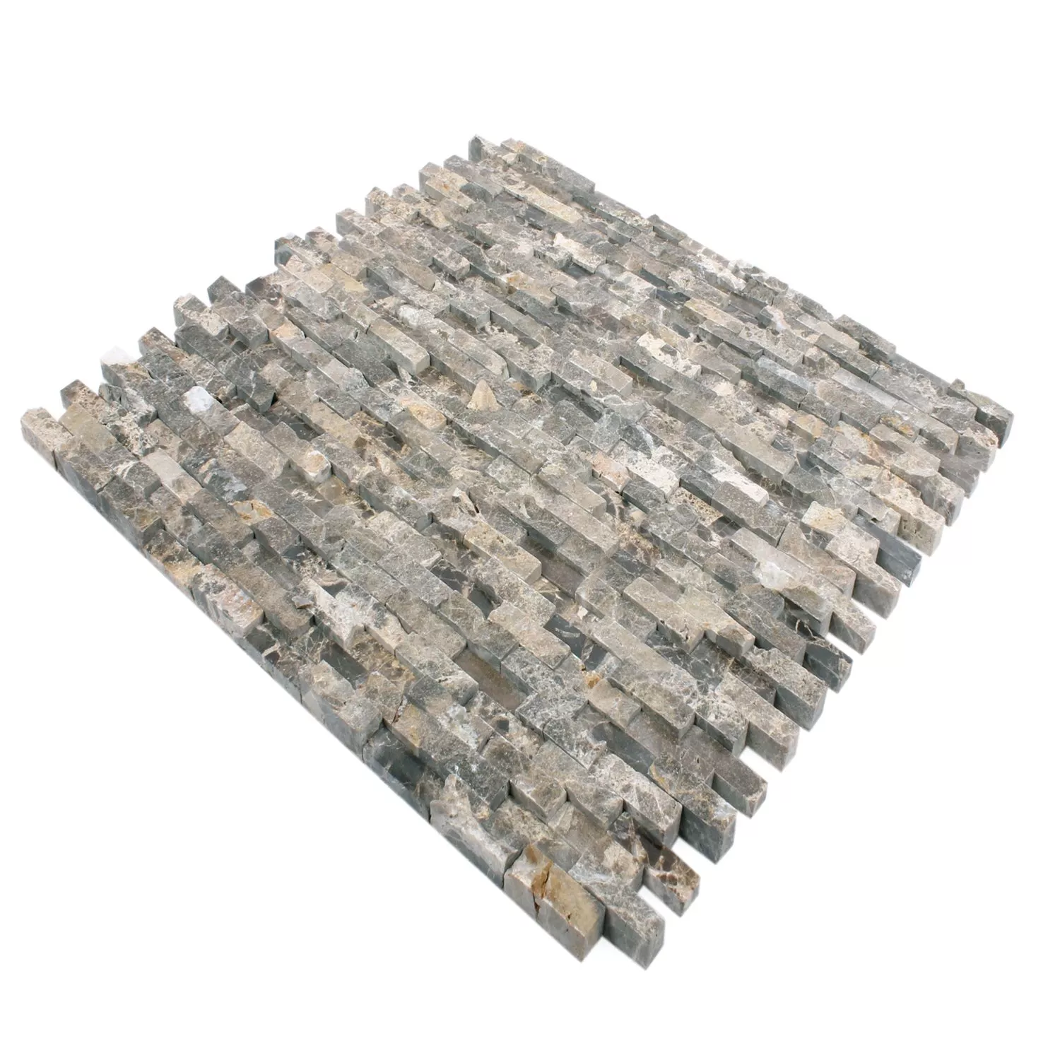 Mosaico Marmo Sirocco Emperador 3D