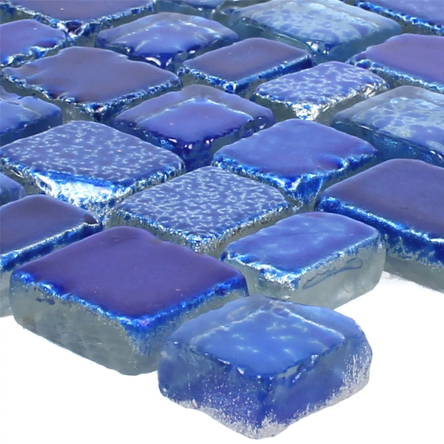Mosaic Tiles Glass Roxy Blue