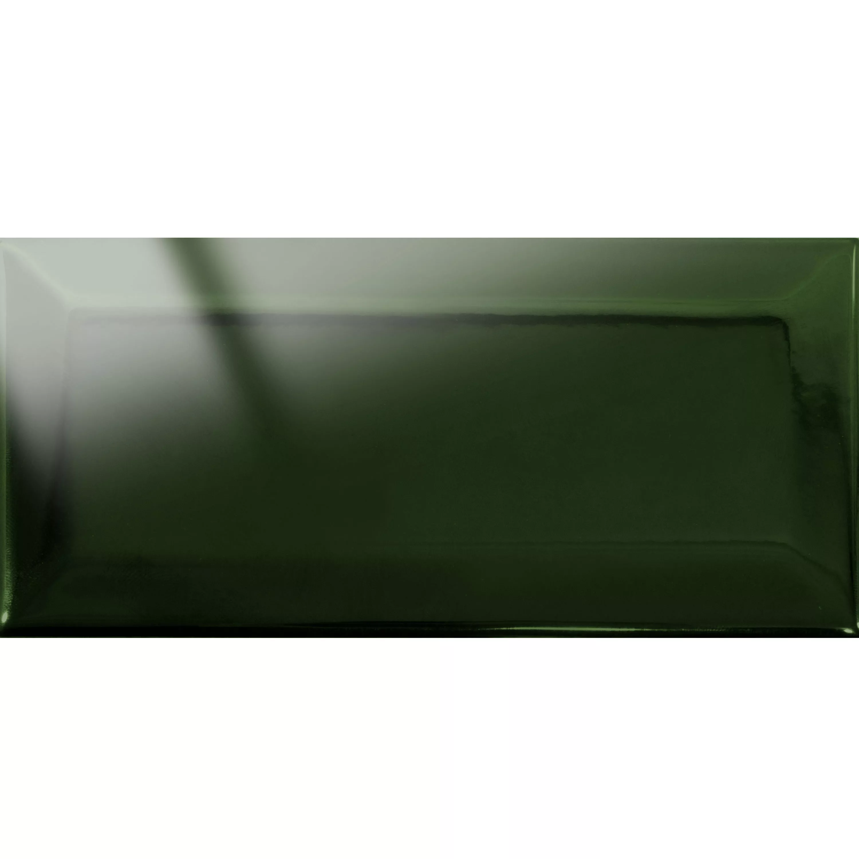 Metro Wall Tiles Heliopolis Facet Green 7,5x15cm Metro Wall Tiles Heliopolis Facet Green 7,5x15cm