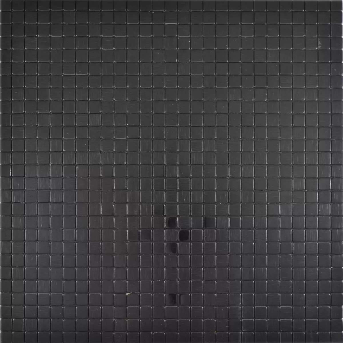 Mønster fra Metall Mosaikkfliser Wygon Selvklebende Svart 10mm