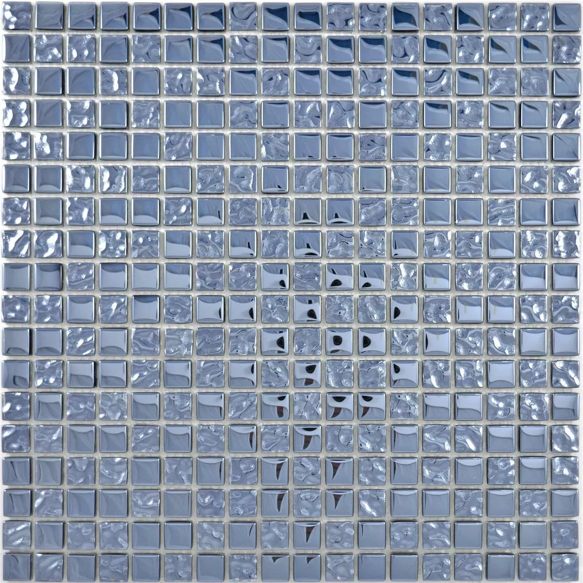 Muster von Glasmosaik Fliesen Moldau Schwarz