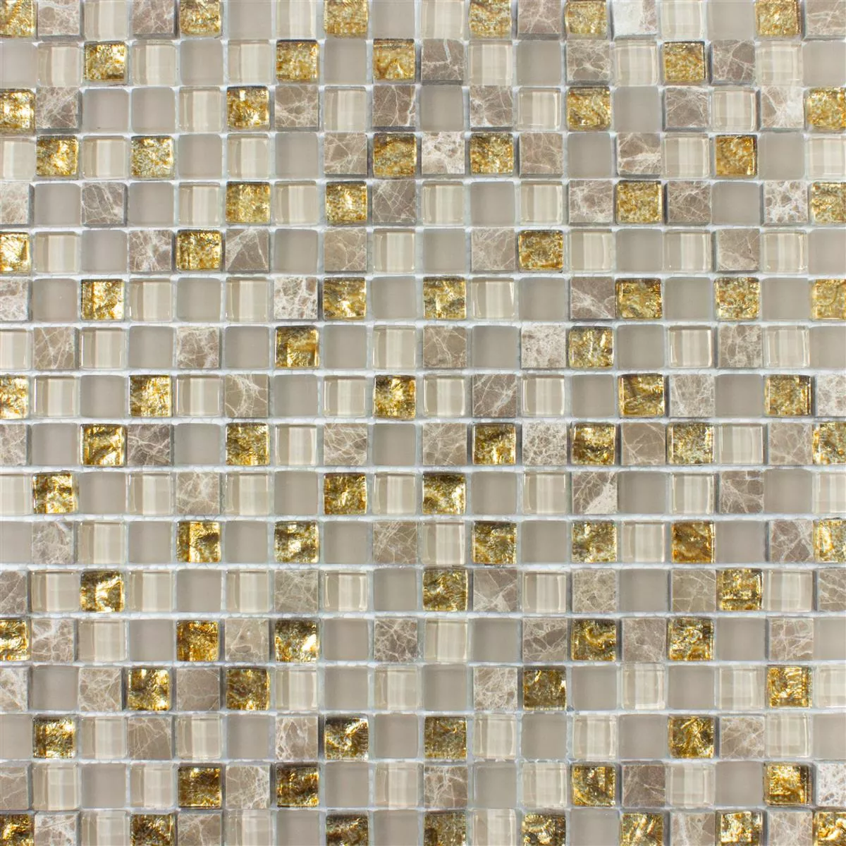 Uzorak Stakleni Mozaik Pločice Lexington Staklo Mješavina Materijala Smeđa