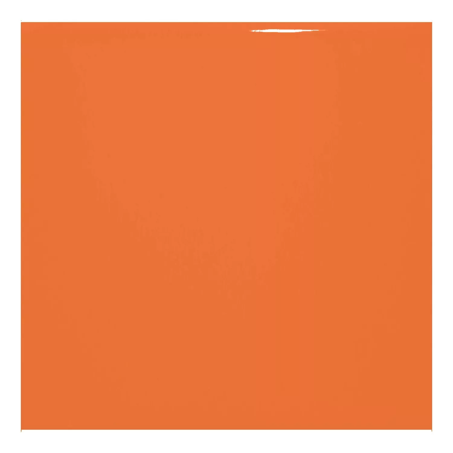 Metro tile Orange Glossy 10x10 cm Without Facet Freyburg Naranja
