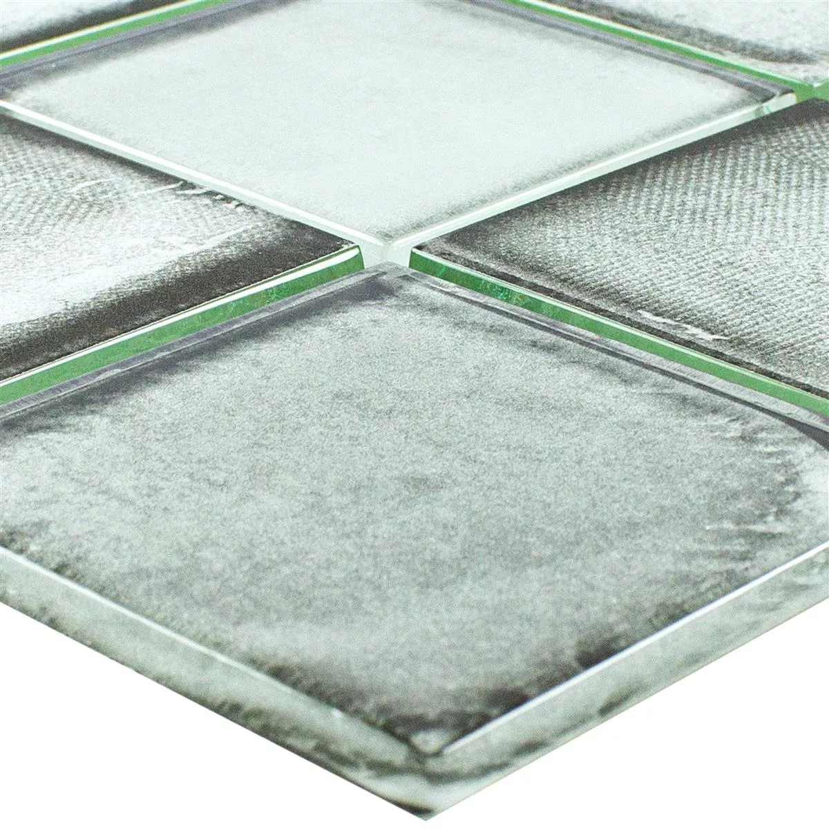 Glass Mosaic Tiles Cement Optic Granada Light Grey Glass Mosaic Tiles Cement Optic Granada Light Grey