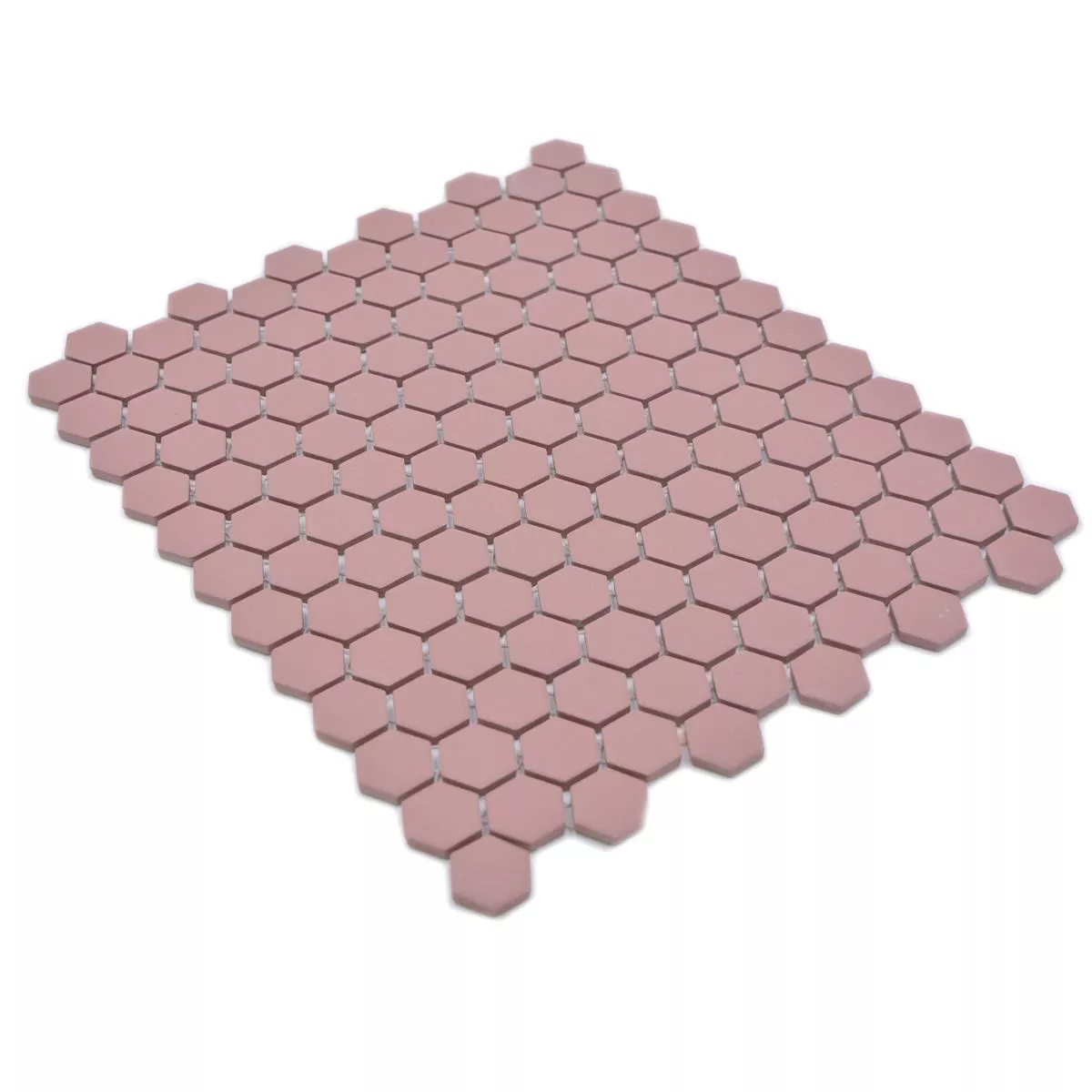 Keramikmosaik Bismarck R10B Hexagon Terrakotta H23