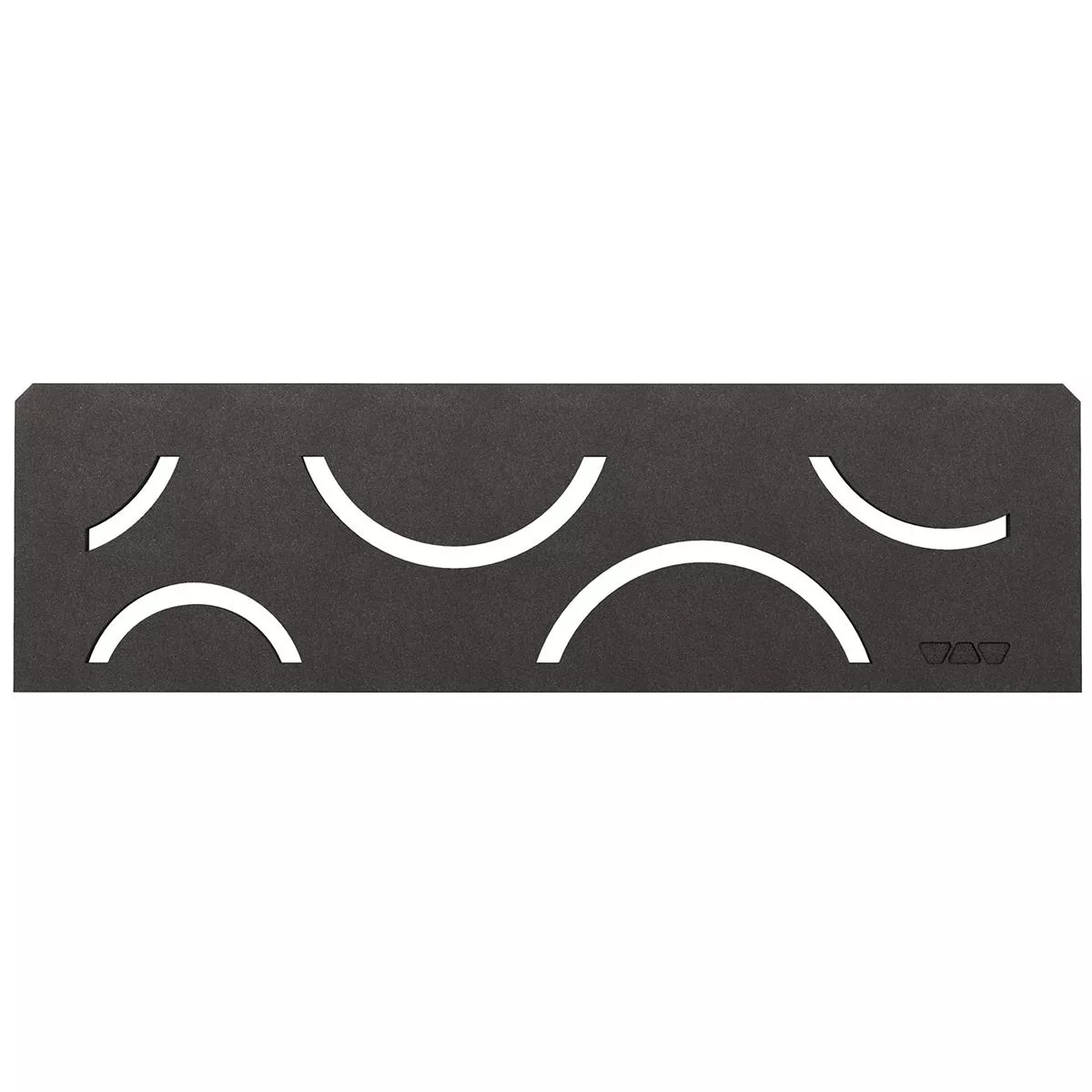 Niche wall shelf Schlüter rectangle 30x8.7cm curve anthracite Niche wall shelf Schlüter rectangle 30x8.7cm curve anthracite