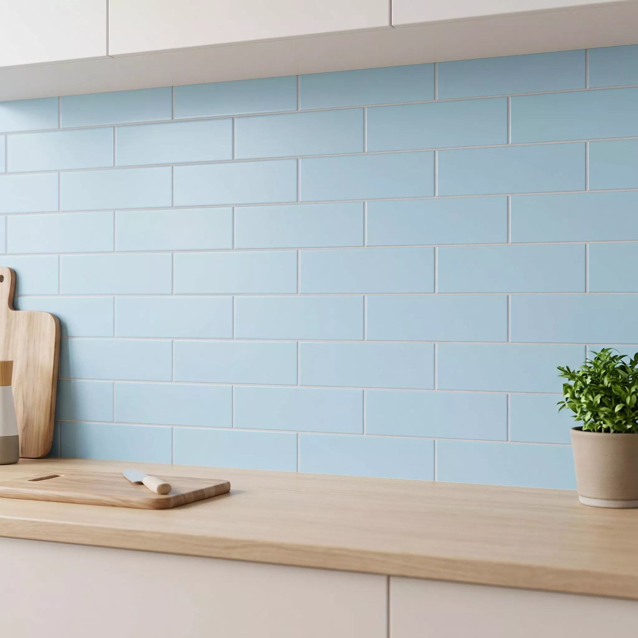 Piastrella metropolitana Blu Opaco 7,5x30 cm Senza Sfaccettatura Swissland Piscina