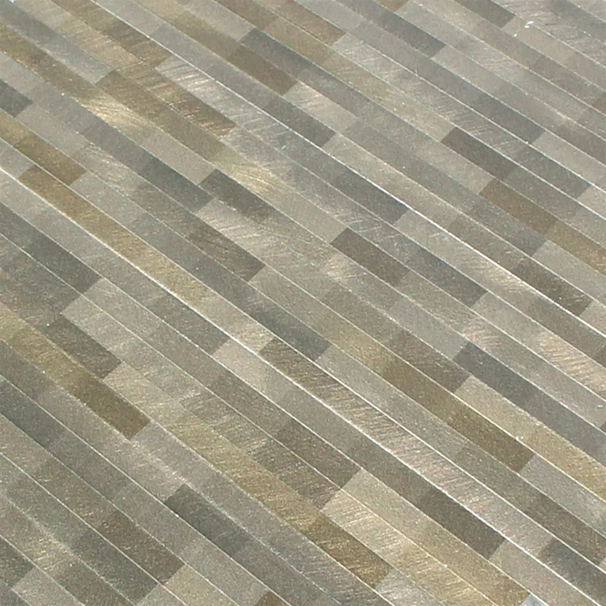 Plăci De Mozaic Aluminiu Wishbone Maro Bej