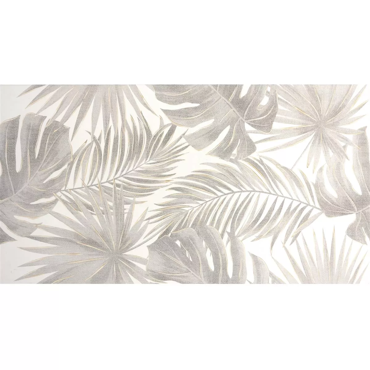 Wandfliesen Maldives Floral 30x60cm Grau