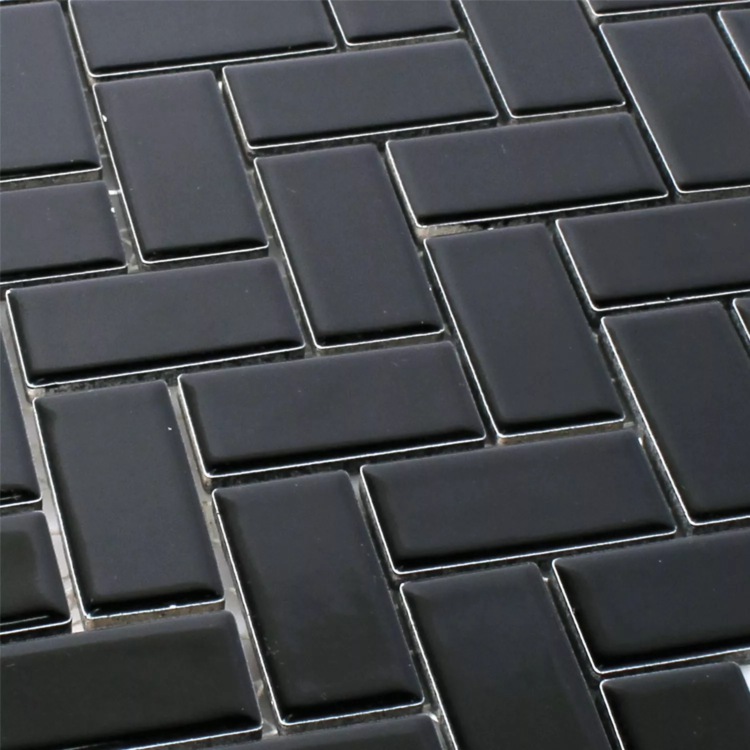 Plăci De Mozaic Ceramică Casillas Negru Înghețată