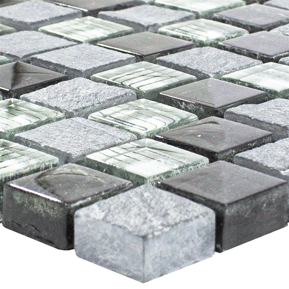 Mosaikkfliser Glass Naturstein Lincoln Grå Sølv Mosaikkfliser Glass Naturstein Lincoln Grå Sølv
