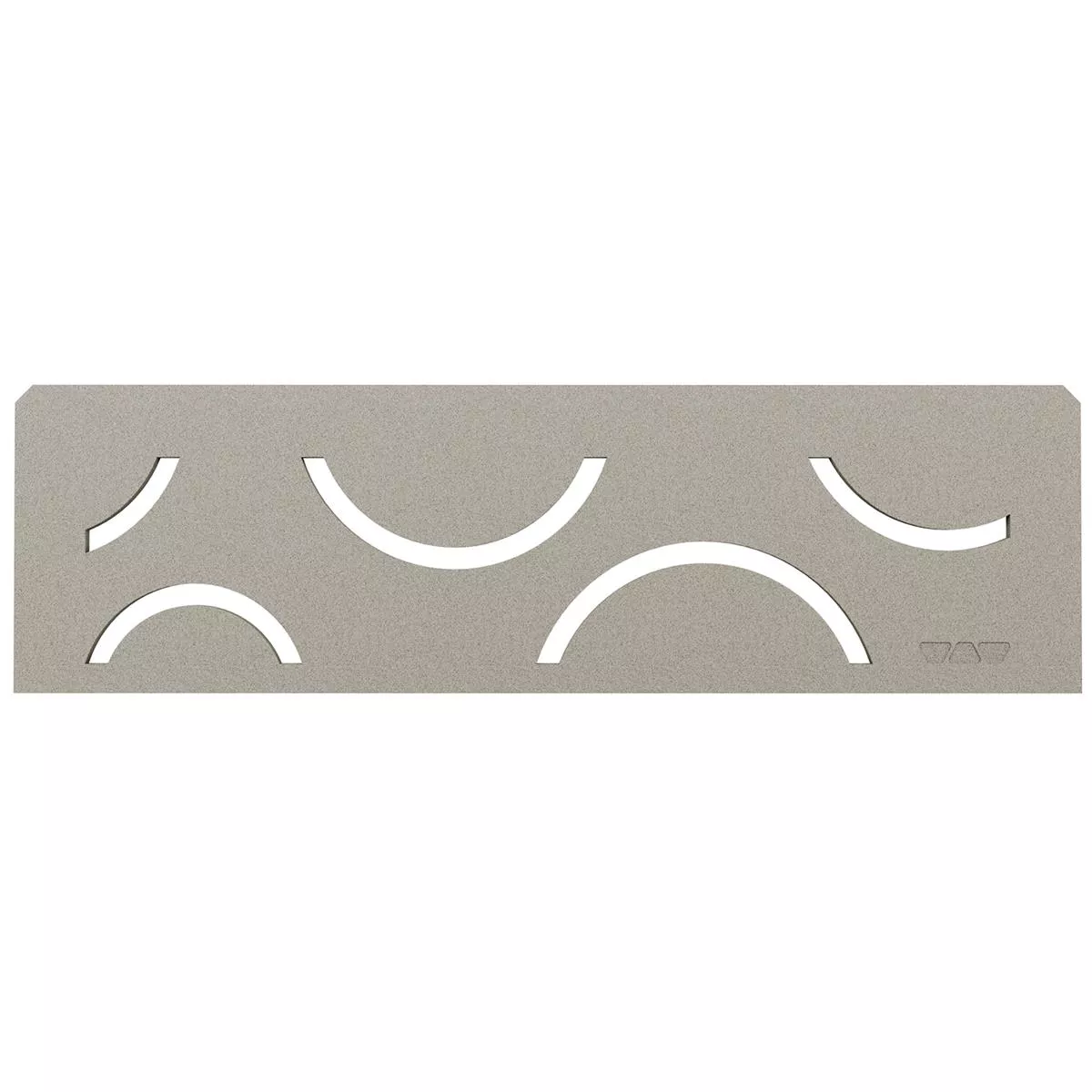 Niche wall shelf Schlüter Rectangle 30x8.7cm Curve Grey Niche wall shelf Schlüter Rectangle 30x8.7cm Curve Grey