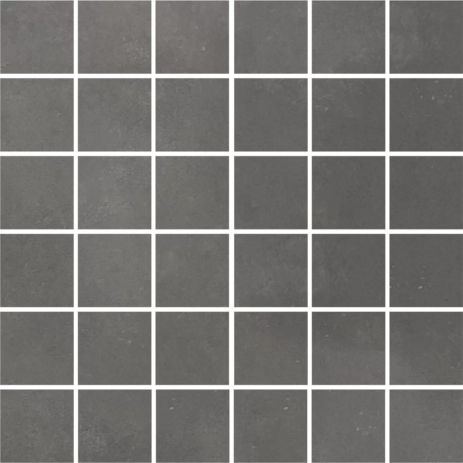 Floor Tiles Kolossal Rectified R10/B Anthracite Mosaic