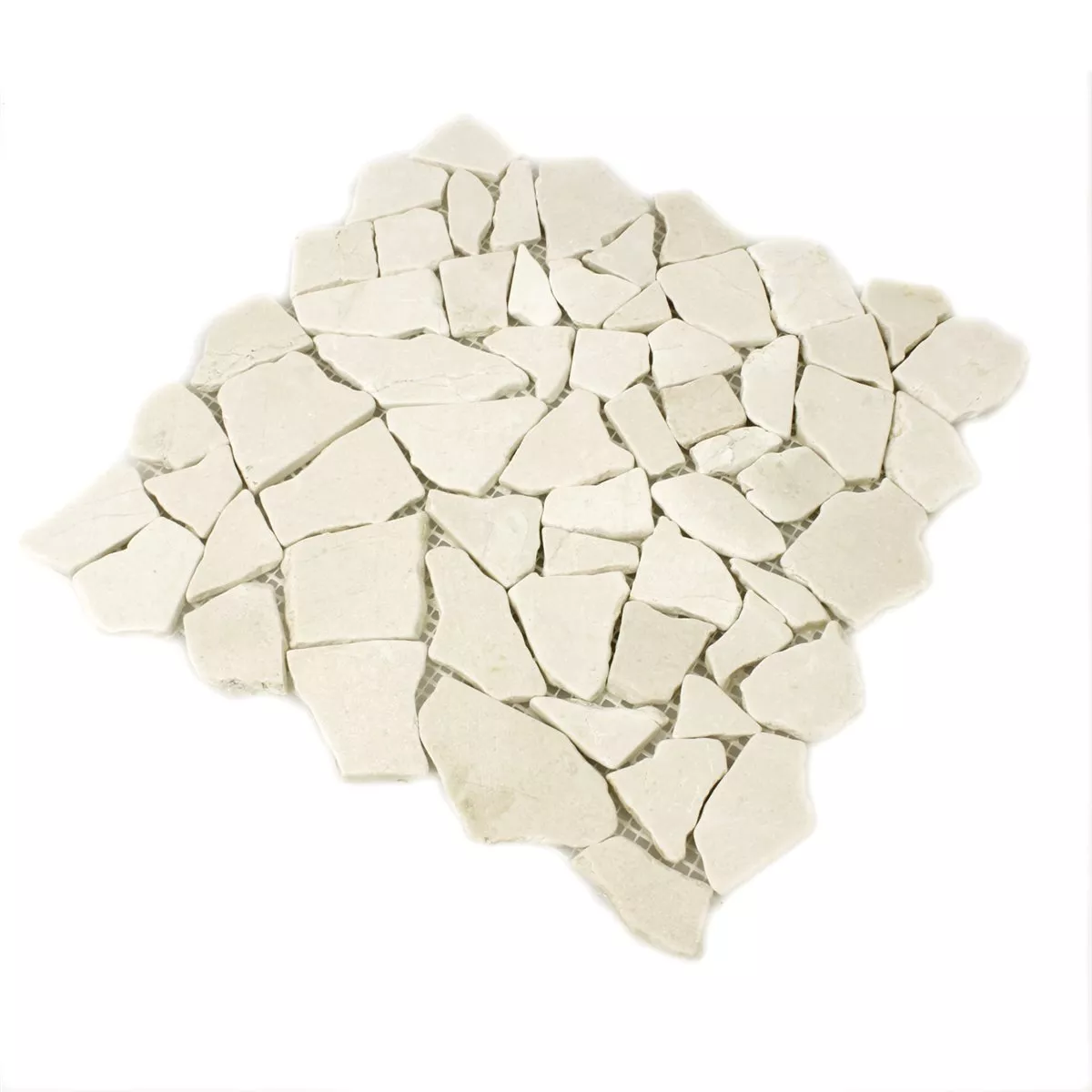 Model din Plăci De Mozaic Fractură De Marmură Botticino