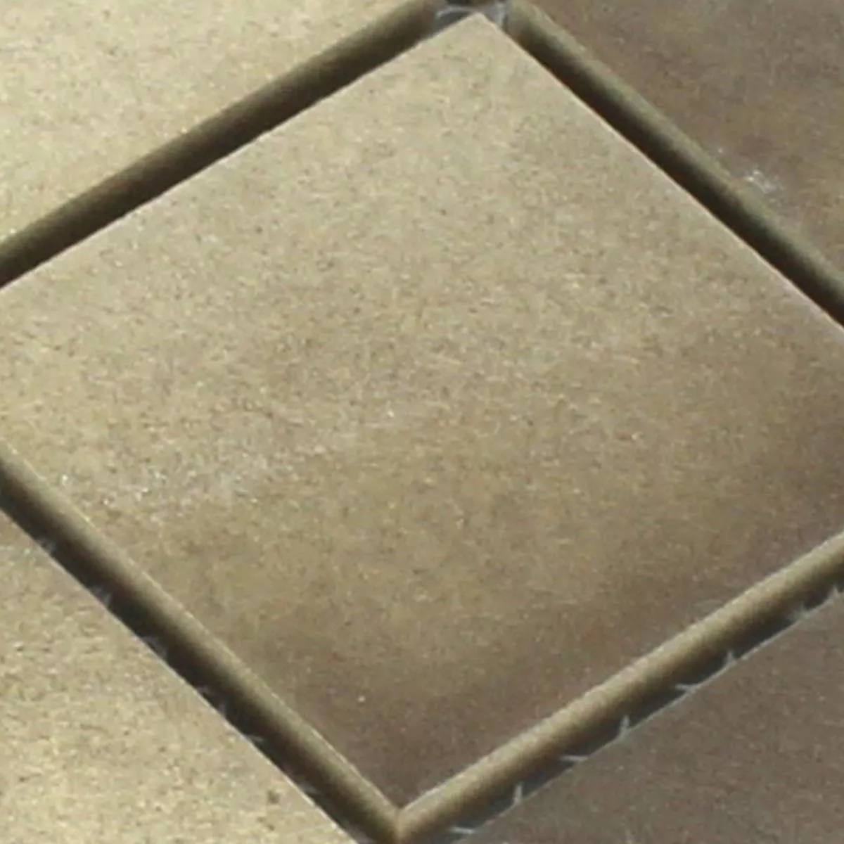 Sample Mosaic Tiles Ceramic Non Slip Beige Brown