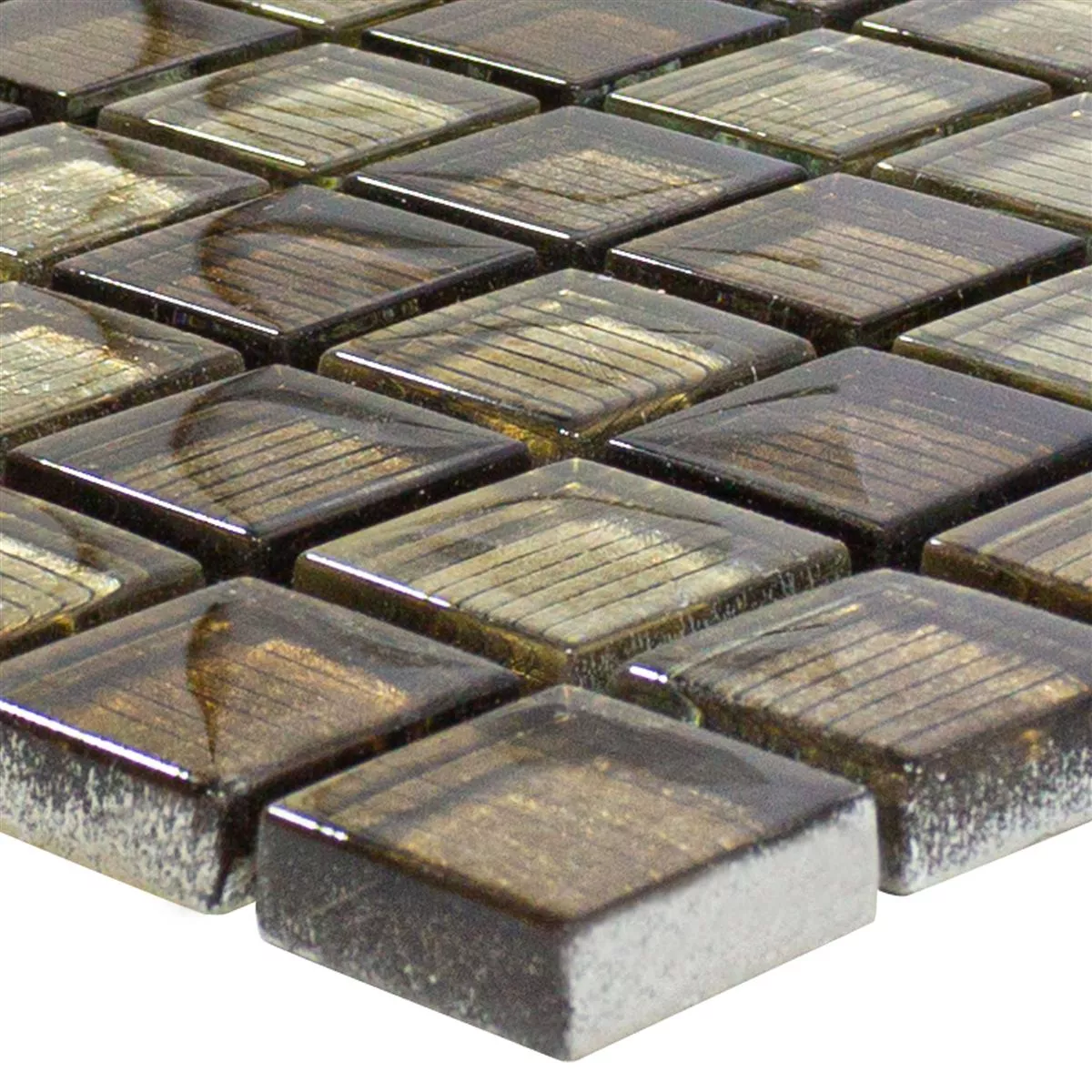 Mosaïque En Verre Carrelage Tyson Structuré Bronze Mosaïque En Verre Carrelage Tyson Structuré Bronze