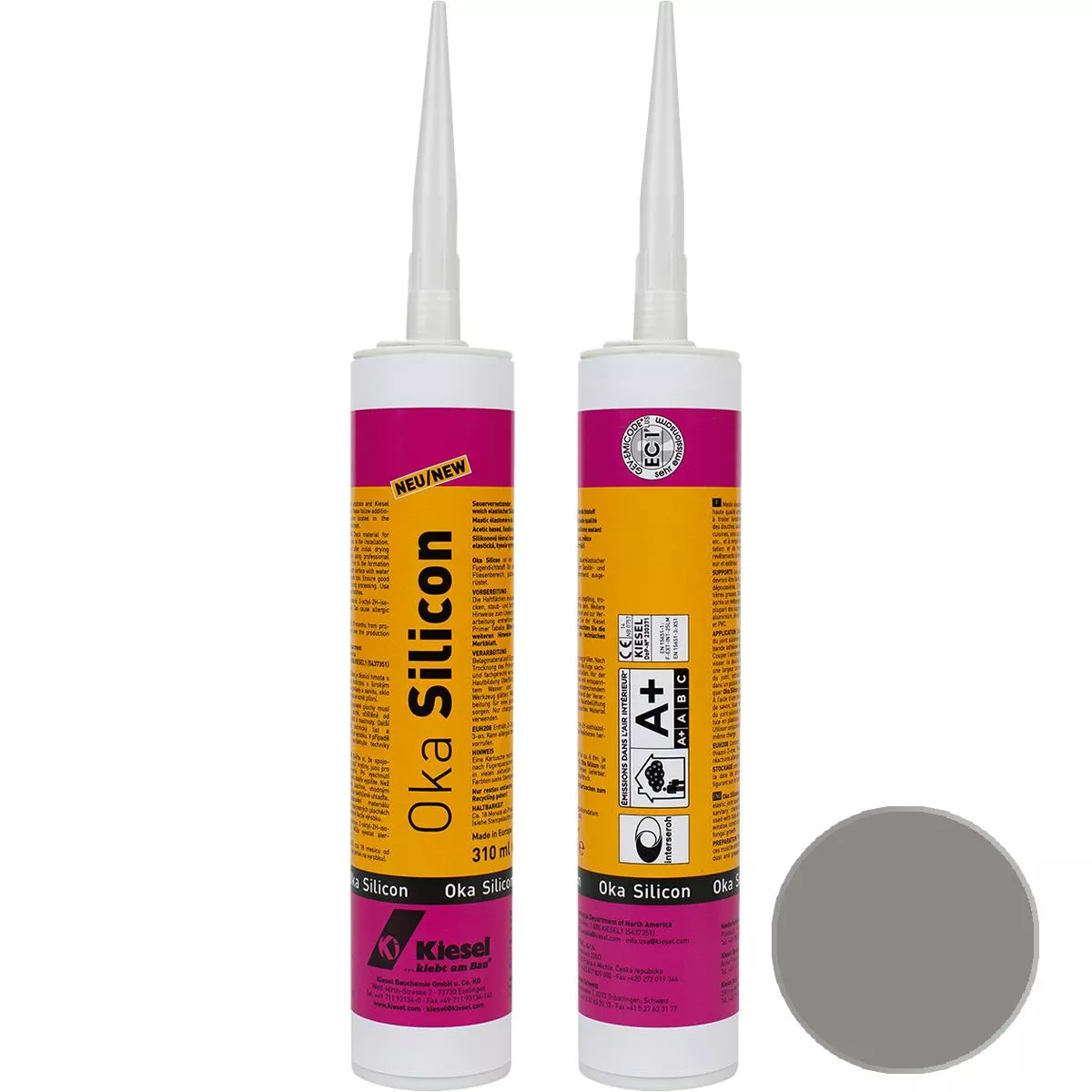 Fuga silikonowa Kiesel OKA SILICON Shadow 310 ml