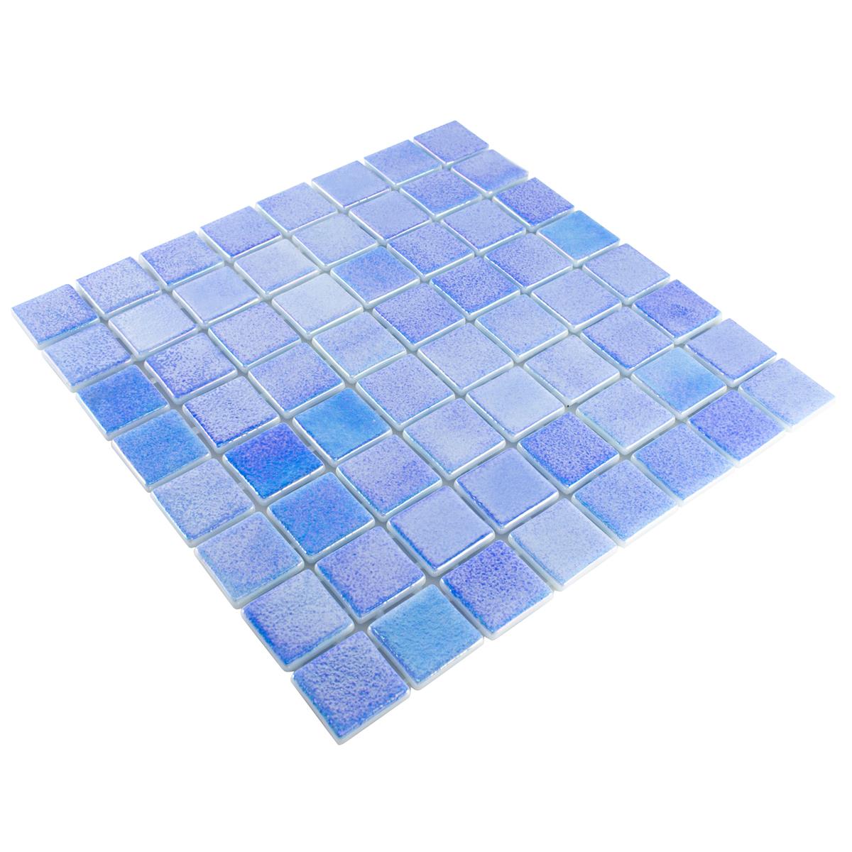 Glass Swimming Pool Mosaic McNeal Blue 38